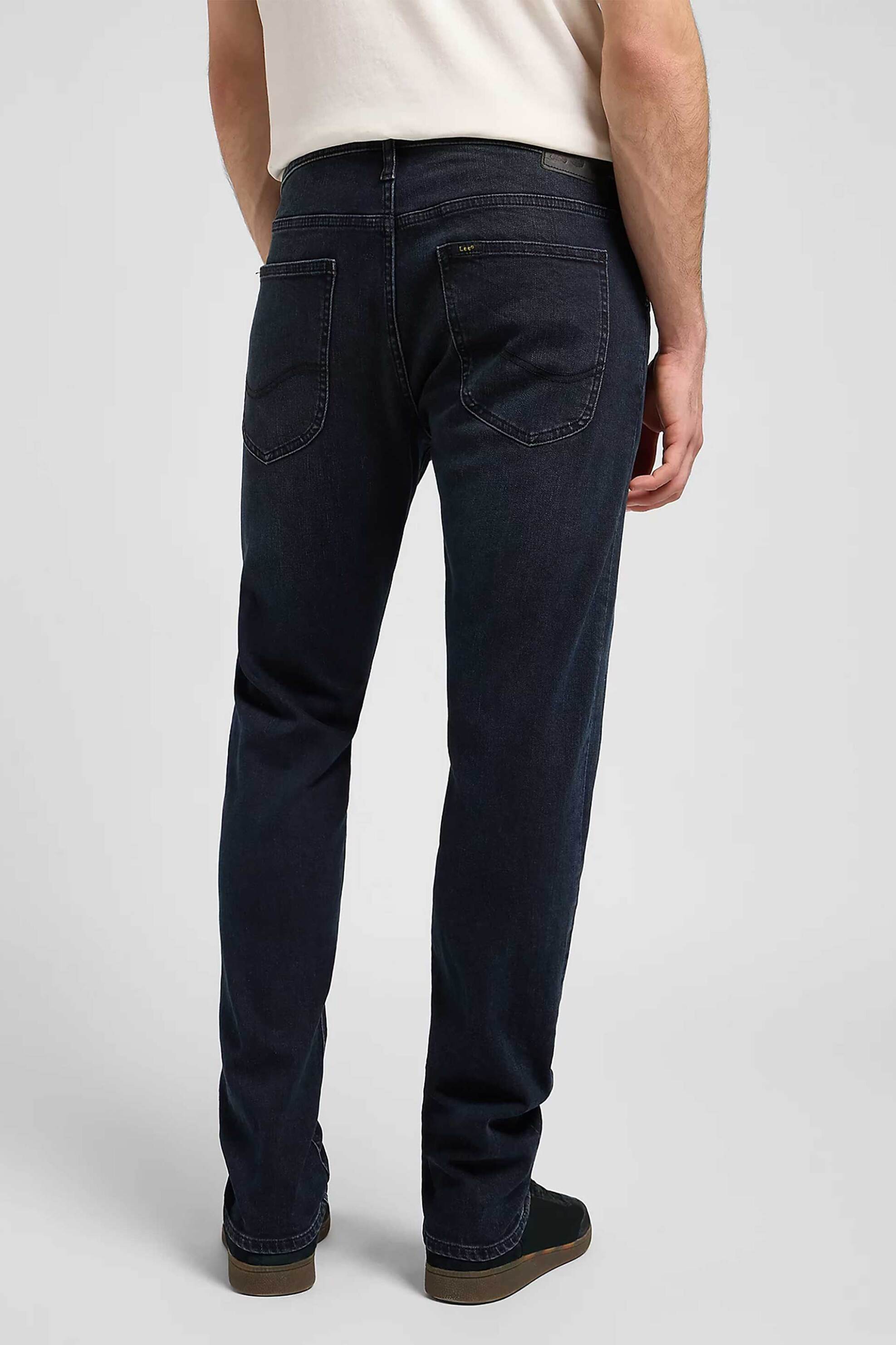 Lee® ανδρικό τζιν παντελόνι πεντάτσεπο Slim Fit "Luke" - 112370638 Denim Blue Σκούρο φωτογραφία