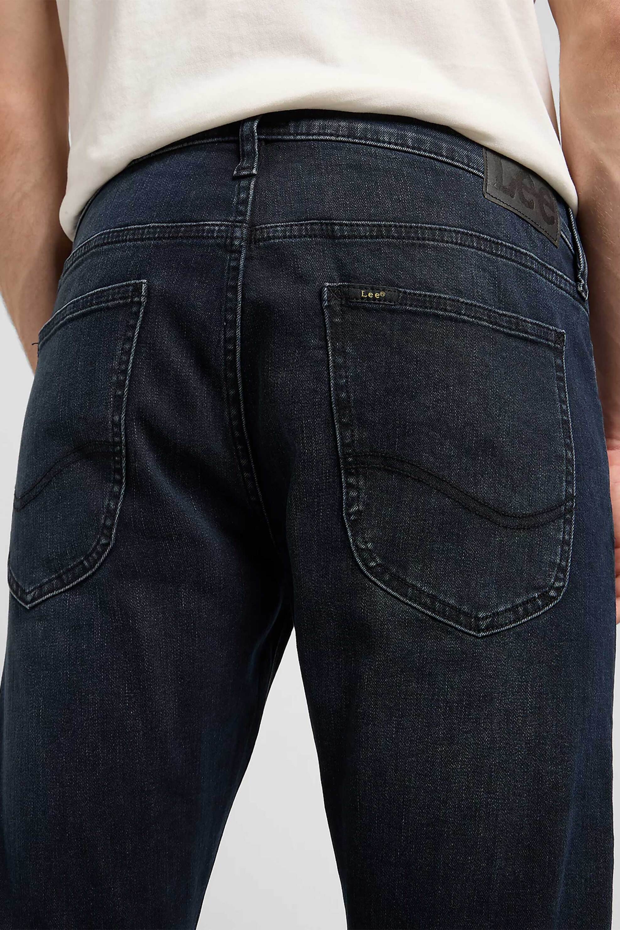 Lee® ανδρικό τζιν παντελόνι πεντάτσεπο Slim Fit "Luke" - 112370638 Denim Blue Σκούρο φωτογραφία