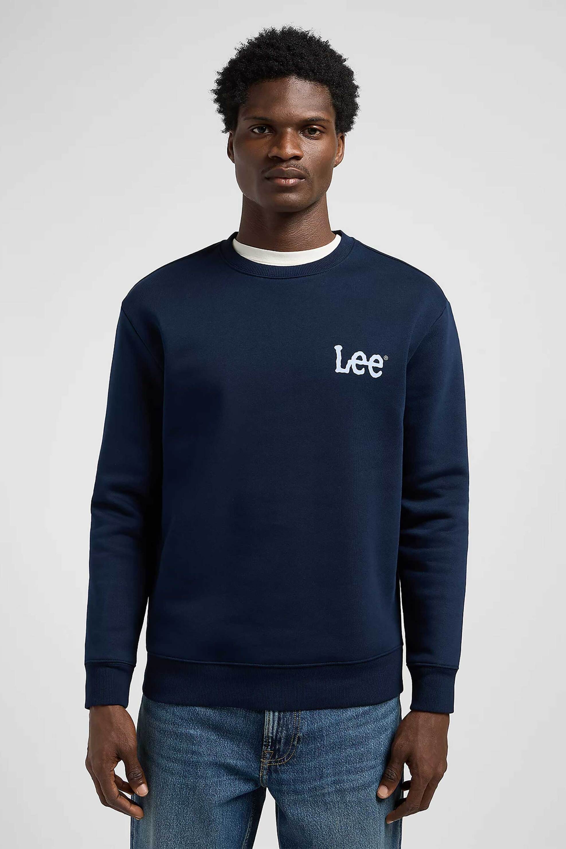 Lee® ανδρική μπλούζα φούτερ με λογότυπο Regular Fit 