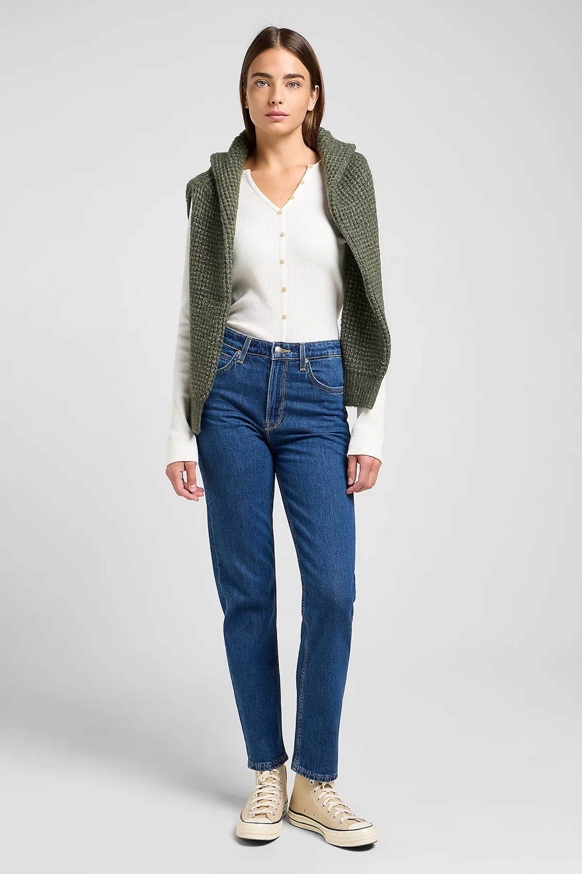 LEE Lee® γυναικείο τζιν παντελόνι πεντάτσεπο Regular Fit "Carol" - 112373934 Denim Blue