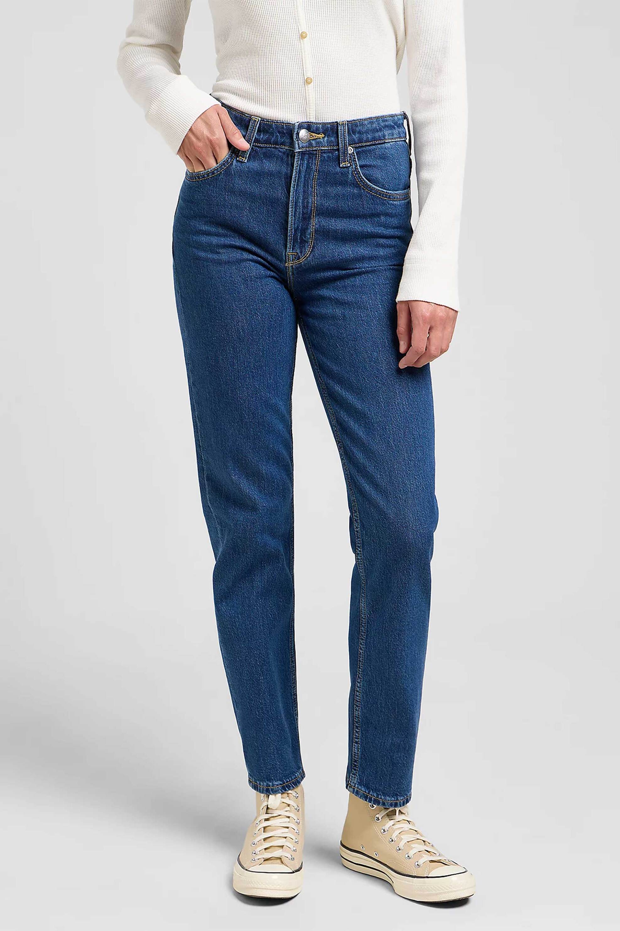 Lee® γυναικείο τζιν παντελόνι πεντάτσεπο Regular Fit "Carol" - 112373934 Denim Blue φωτογραφία