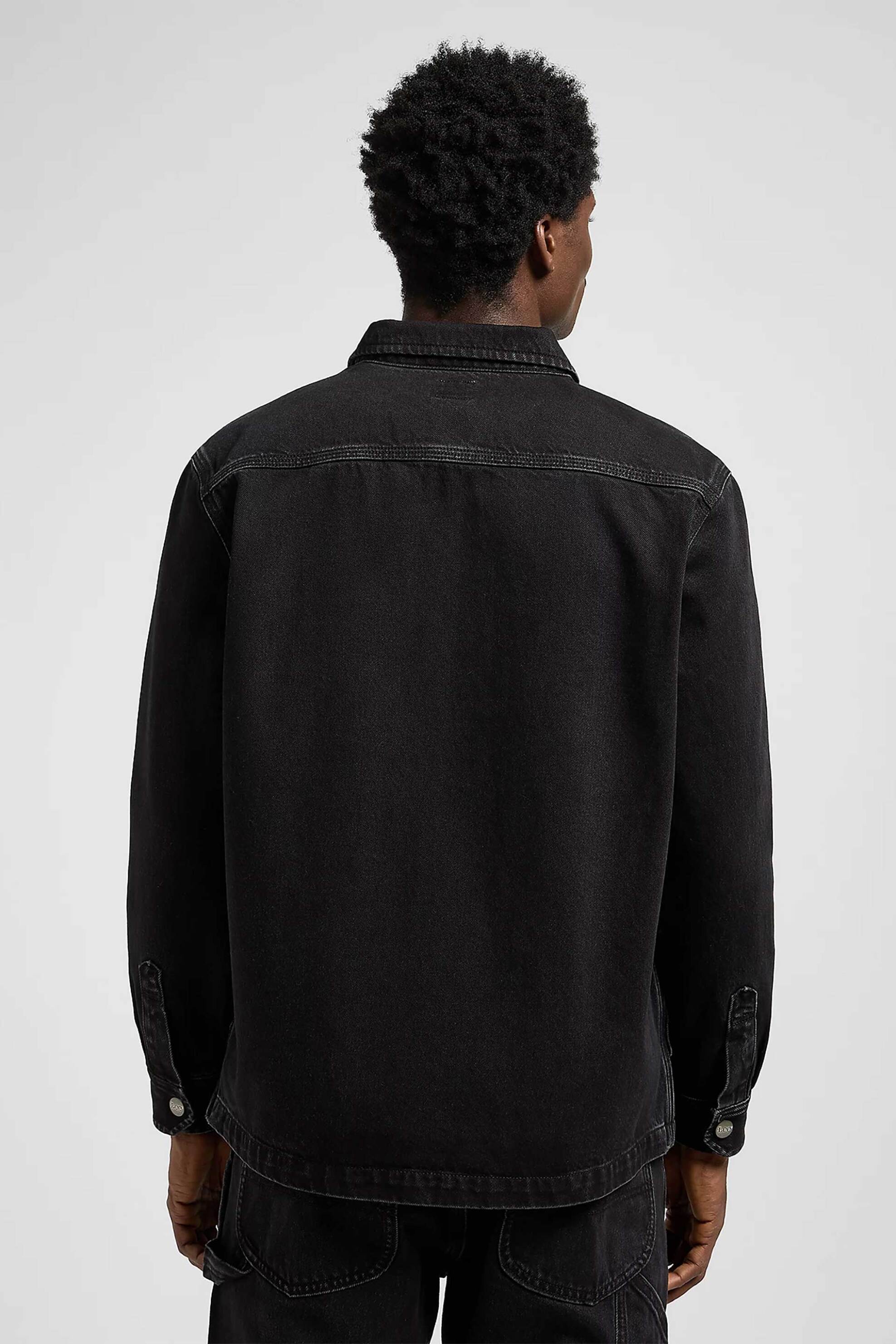 Lee® ανδρικό overshirt Relaxed Fit - 112370473 Μαύρο φωτογραφία