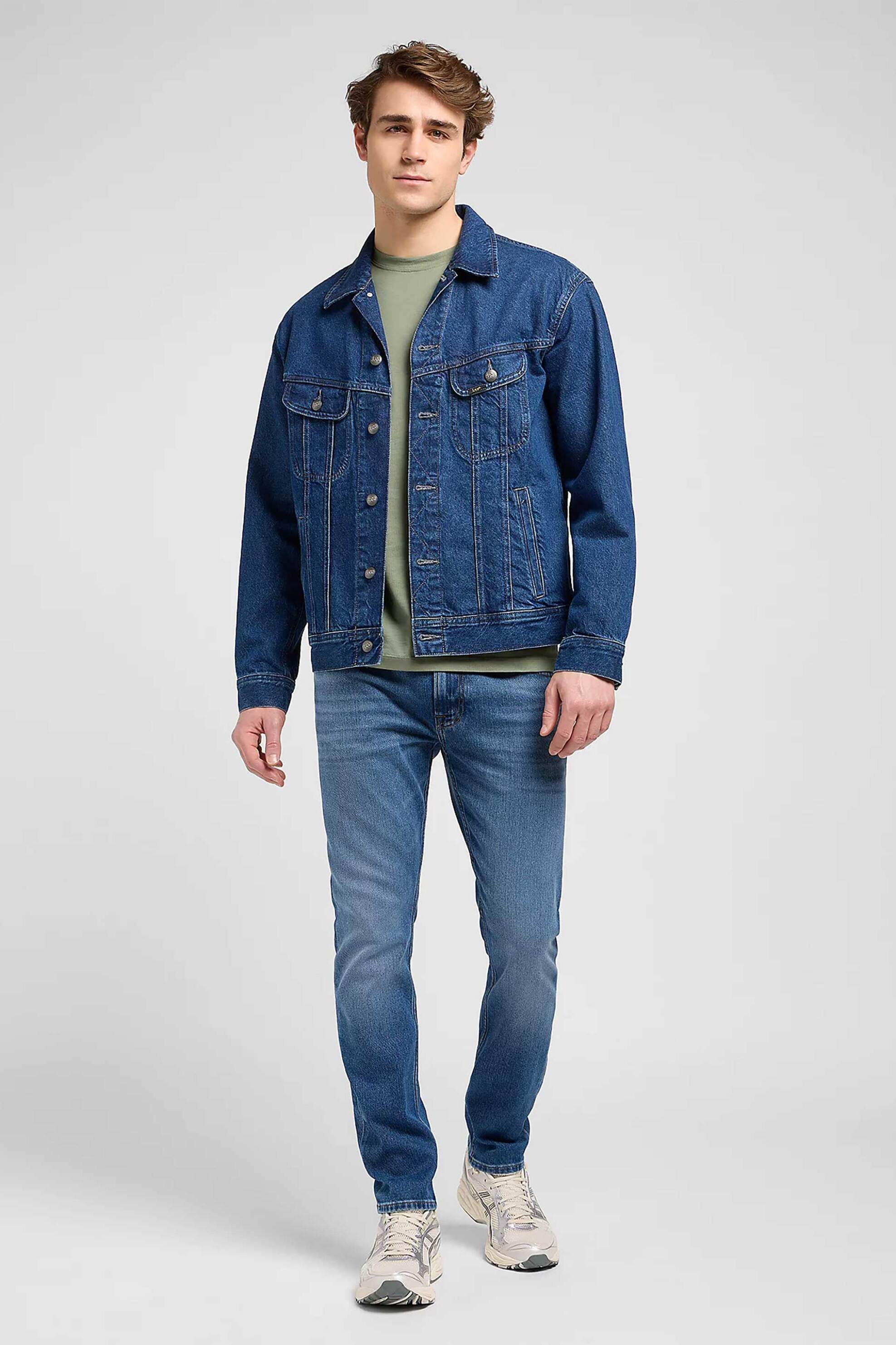 Lee® ανδρικό denim jacket Relaxed Fit "Rider" - 112371312 Denim Blue φωτογραφία