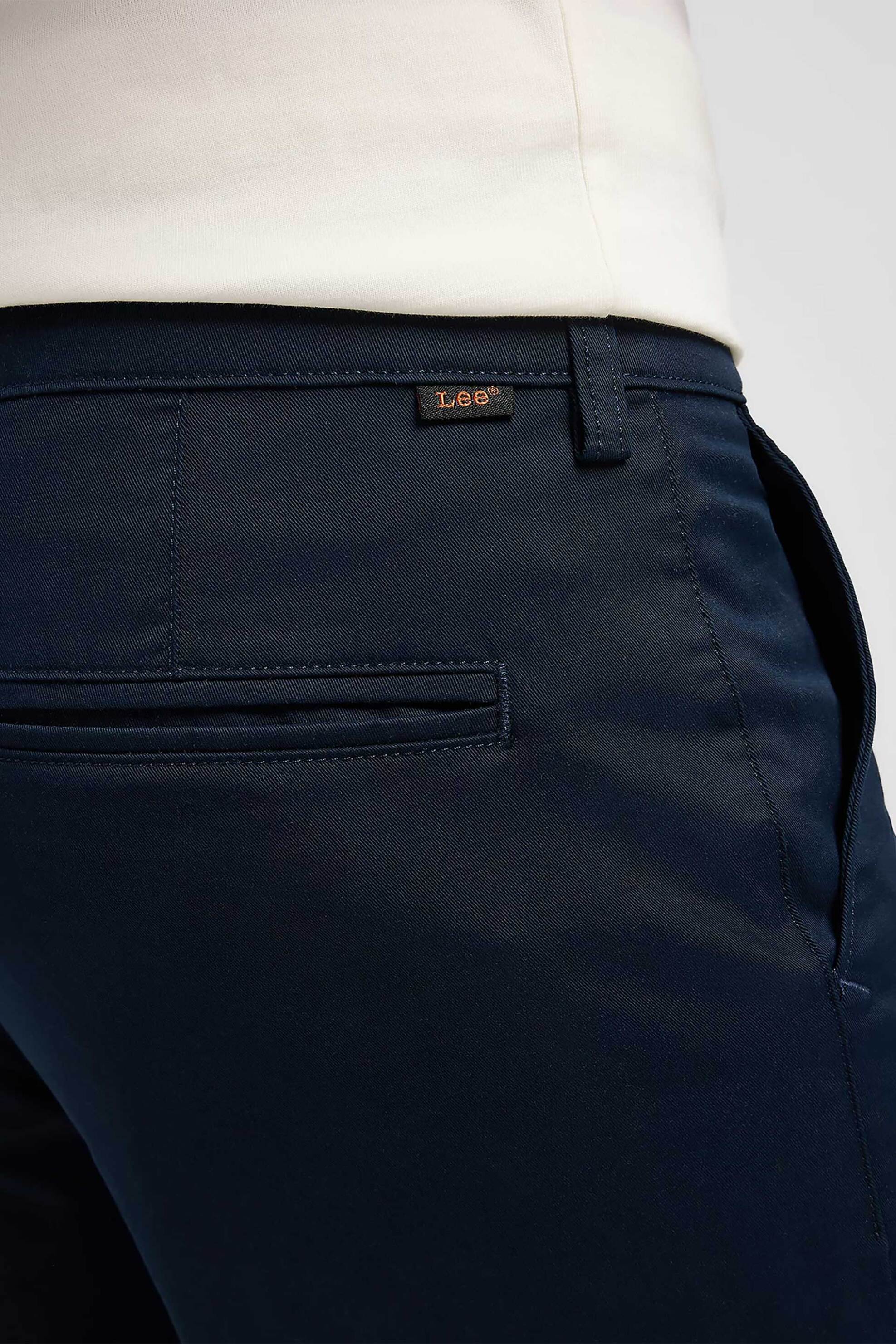 Lee Ανδρικό Παντελόνι Chino Slim Fit - 112370609 Μπλε Σκούρο