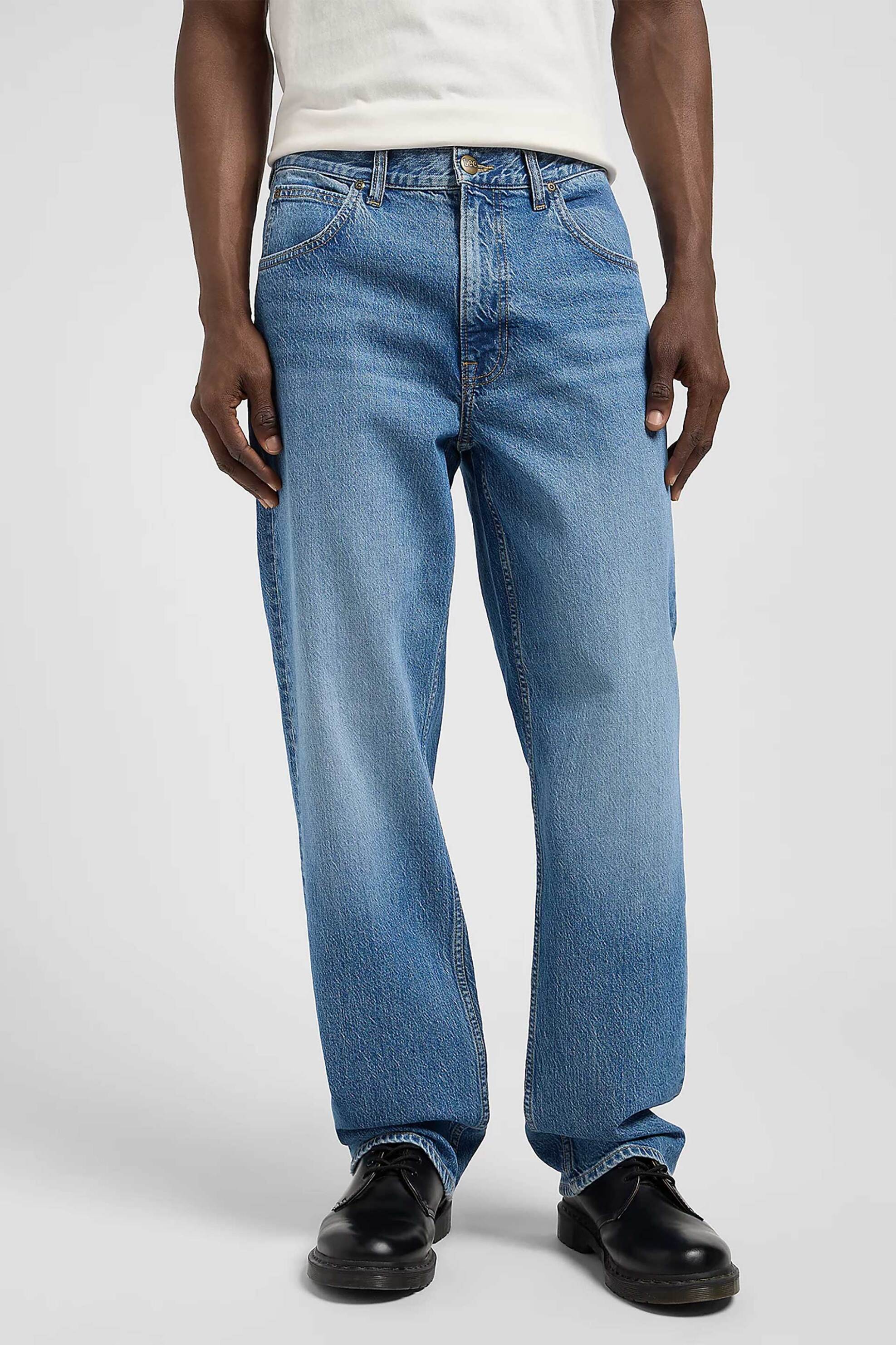 Lee® ανδρικό τζιν παντελόνι πεντάτσεπο Loose Fit "Asher" - 112370684 Denim Blue φωτογραφία