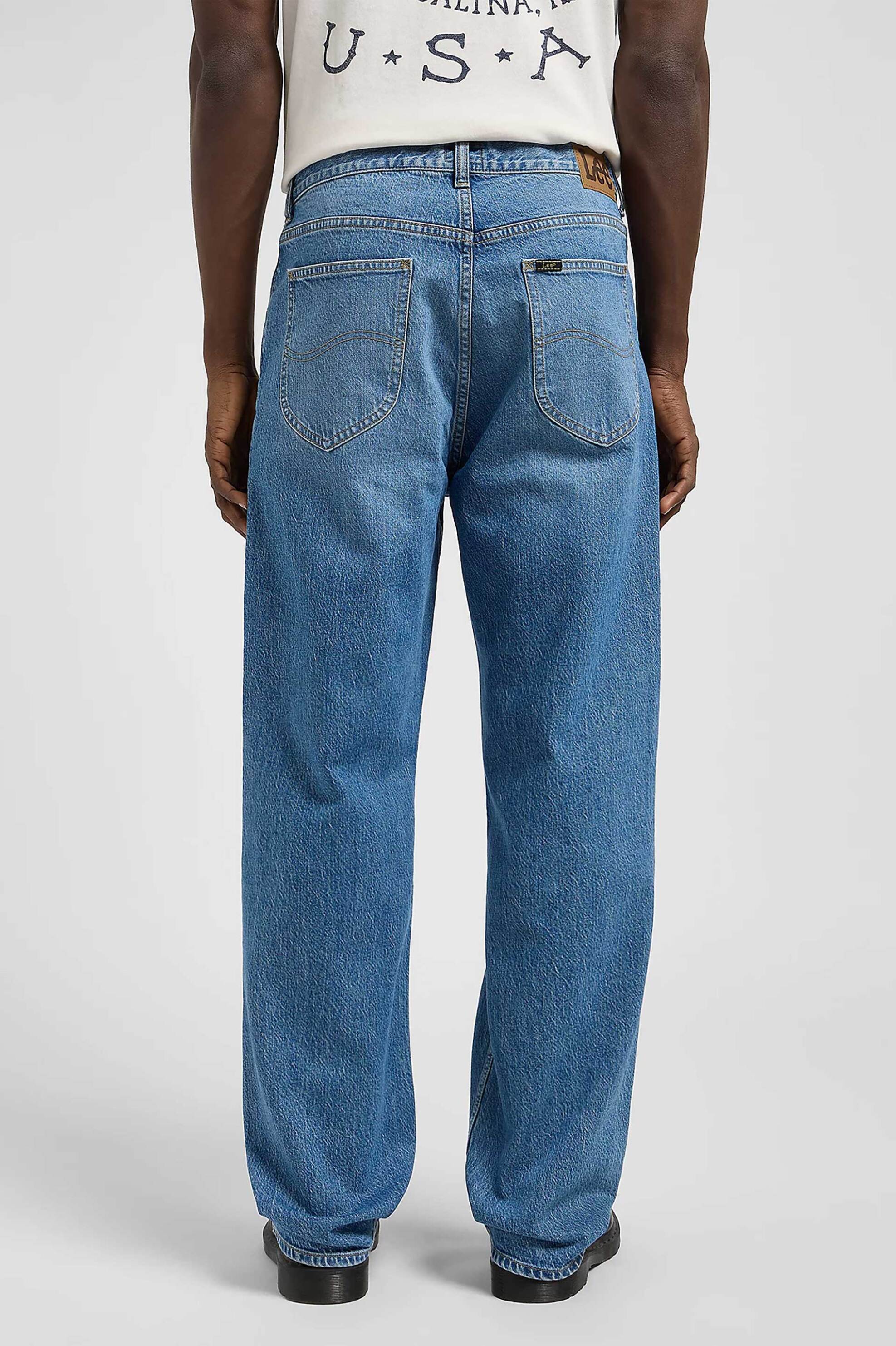 Lee® ανδρικό τζιν παντελόνι πεντάτσεπο Loose Fit "Asher" - 112370684 Denim Blue φωτογραφία