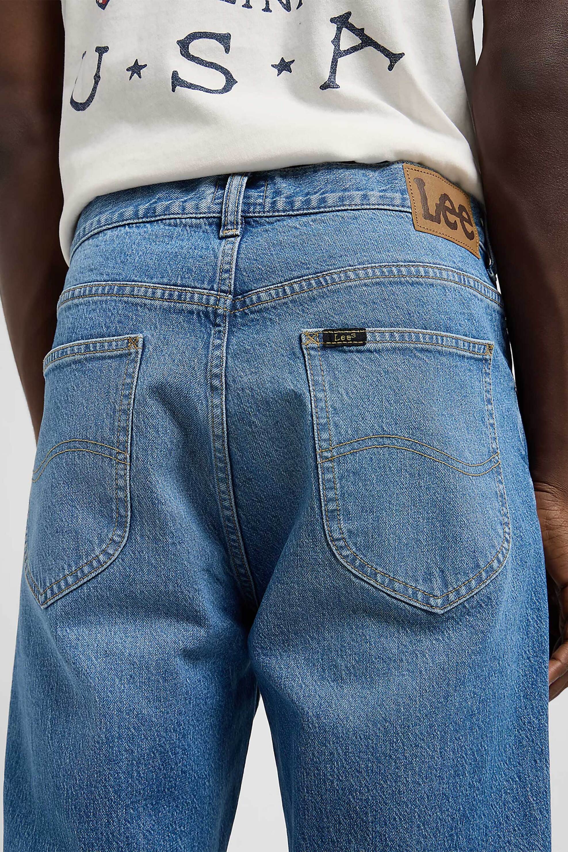 Lee® ανδρικό τζιν παντελόνι πεντάτσεπο Loose Fit "Asher" - 112370684 Denim Blue φωτογραφία