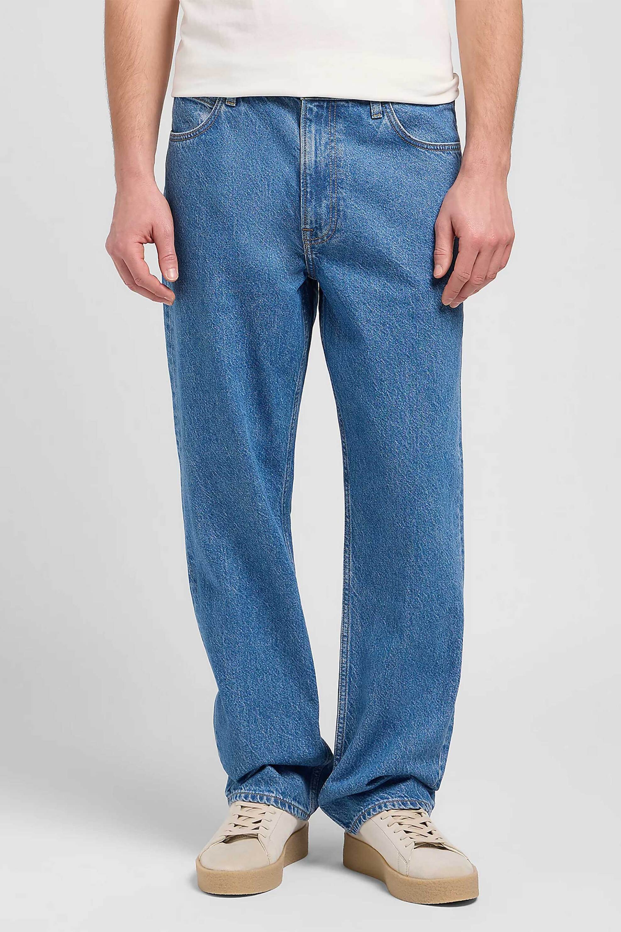 Lee® ανδρικό τζιν παντελόνι πεντάτσεπο Loose Fit "Asher" - 112371286 Denim Blue φωτογραφία