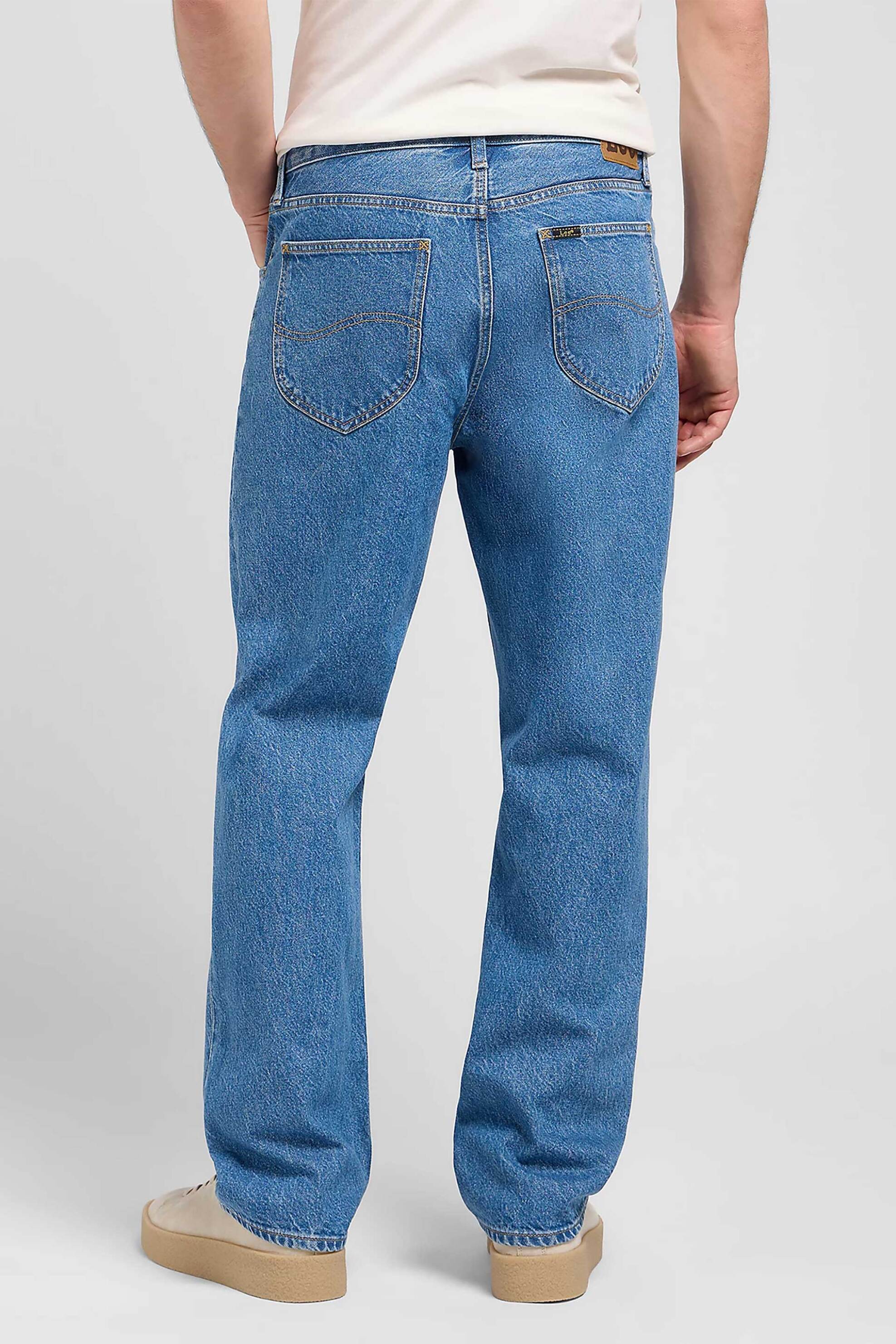 Lee® ανδρικό τζιν παντελόνι πεντάτσεπο Loose Fit "Asher" - 112371286 Denim Blue φωτογραφία