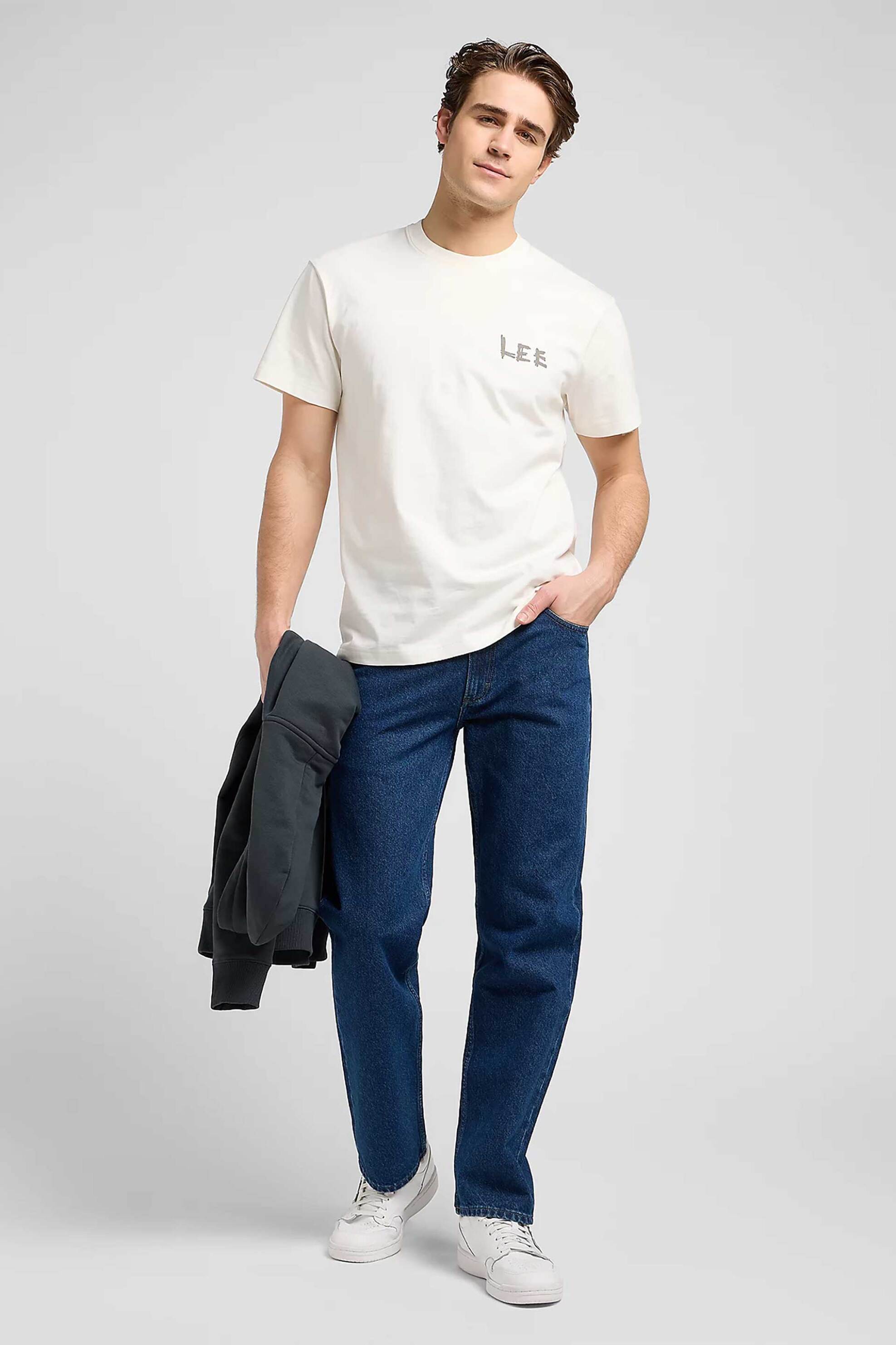 Lee® ανδρικό τζιν παντελόνι πεντάτσεπο Relaxed Fit "Haden" - 112372642 Denim Blue