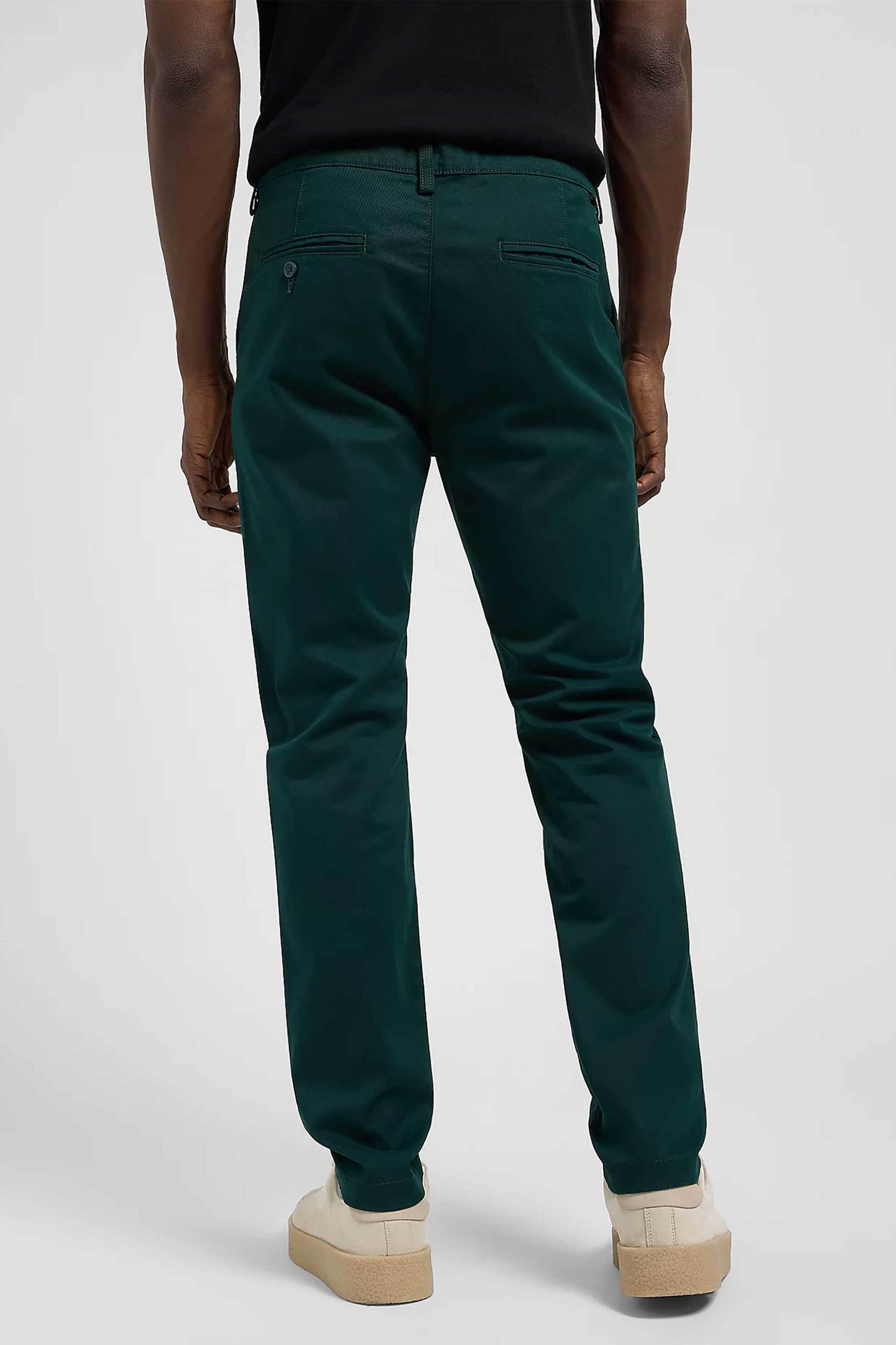 Lee® ανδρικό chino παντελόνι Regular Fit - 112370607 Πράσινο Σκούρο φωτογραφία