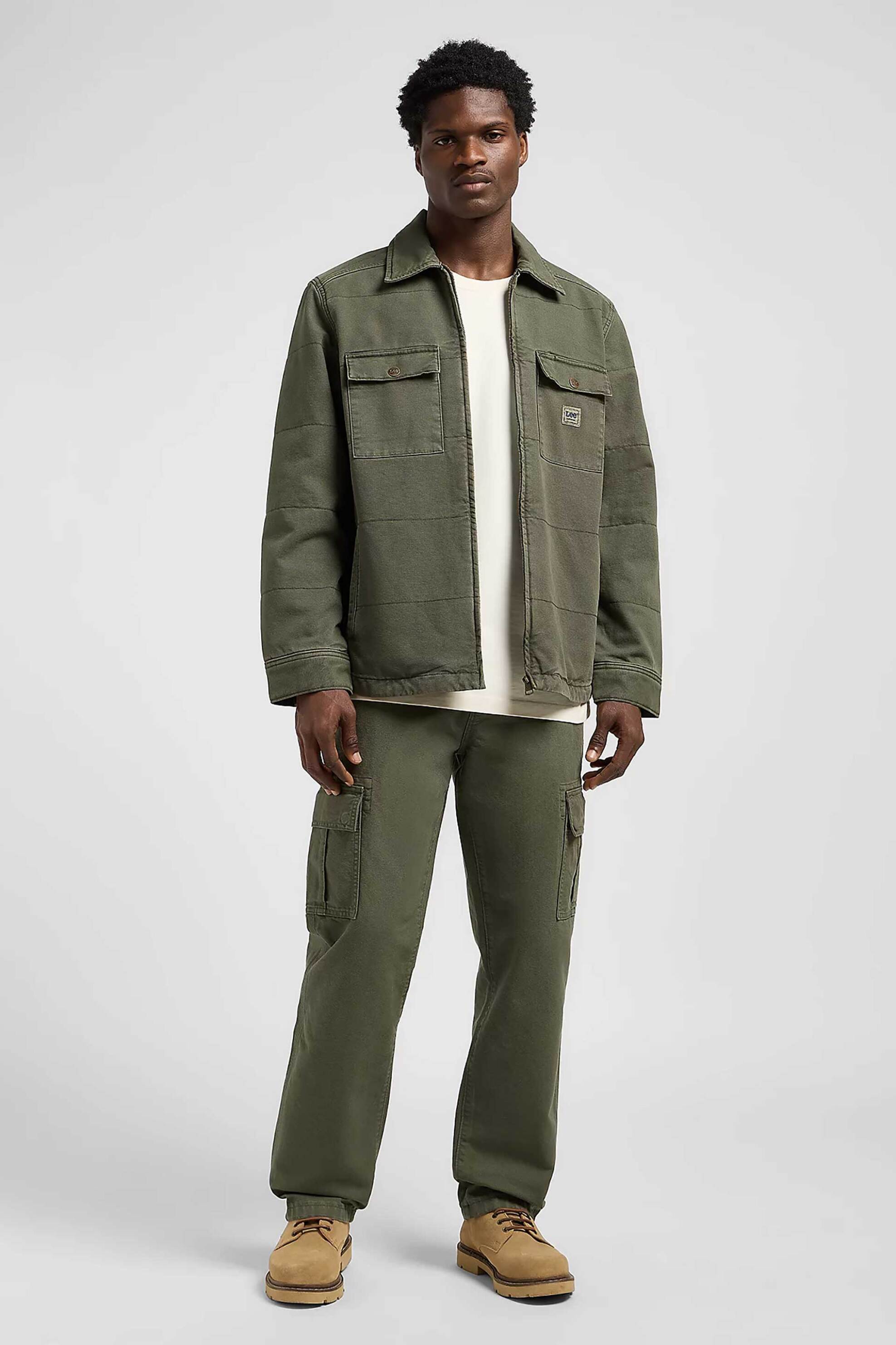 LEE Lee® ανδρικό cargo παντελόνι Loose Fit "Workwear" - 112370611 Λαδί