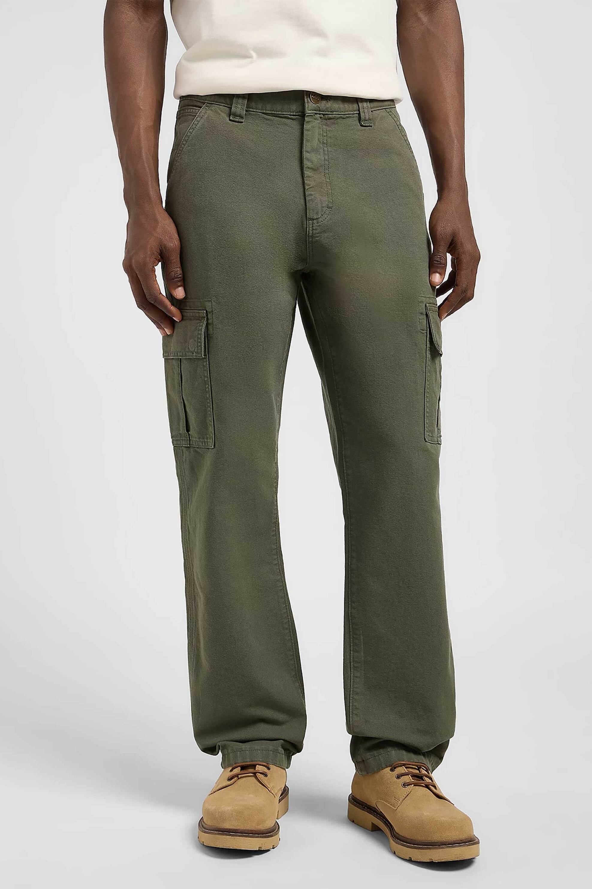 Lee® ανδρικό cargo παντελόνι Loose Fit "Workwear" - 112370611 Λαδί φωτογραφία