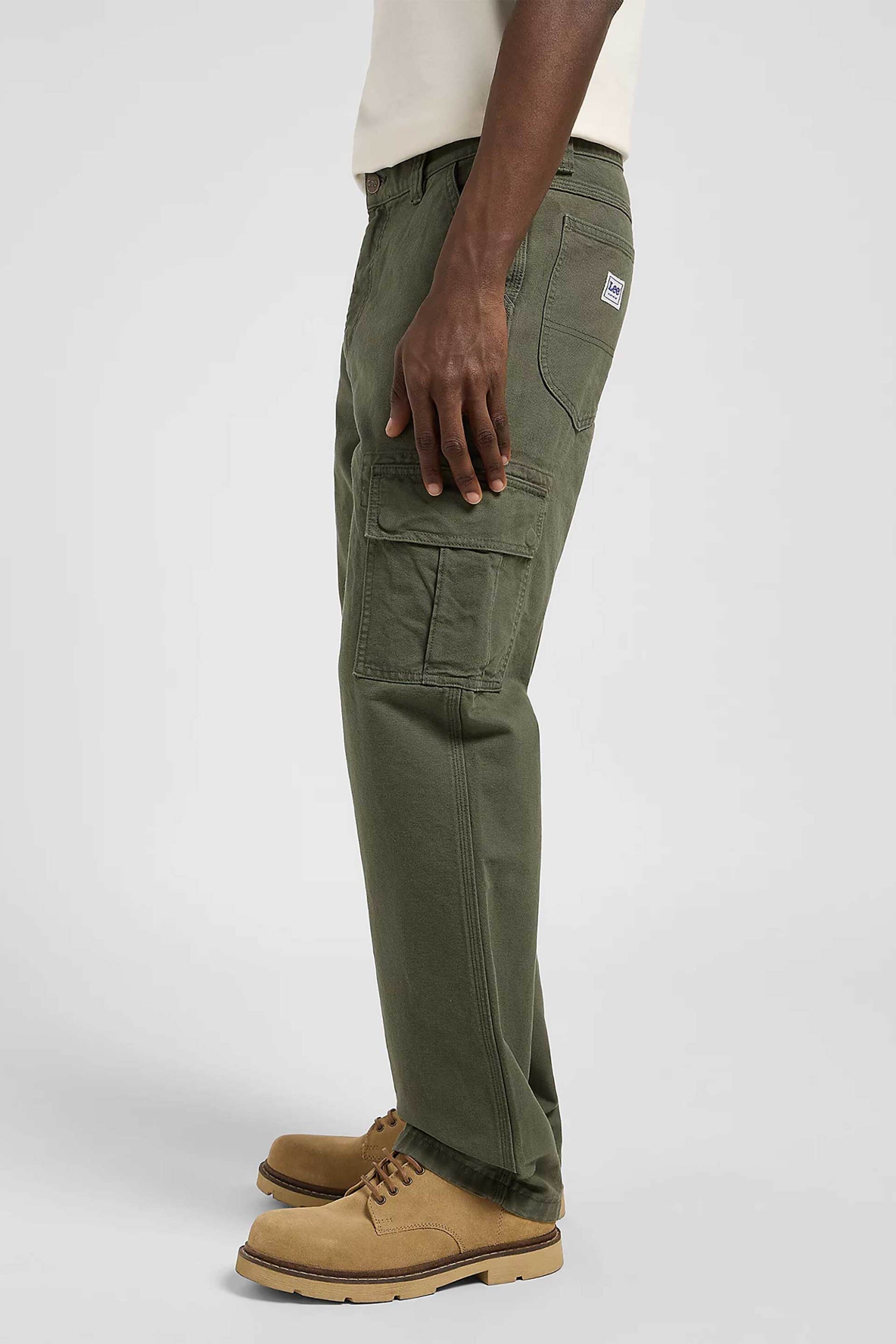 Lee® ανδρικό cargo παντελόνι Loose Fit "Workwear" - 112370611 Λαδί φωτογραφία