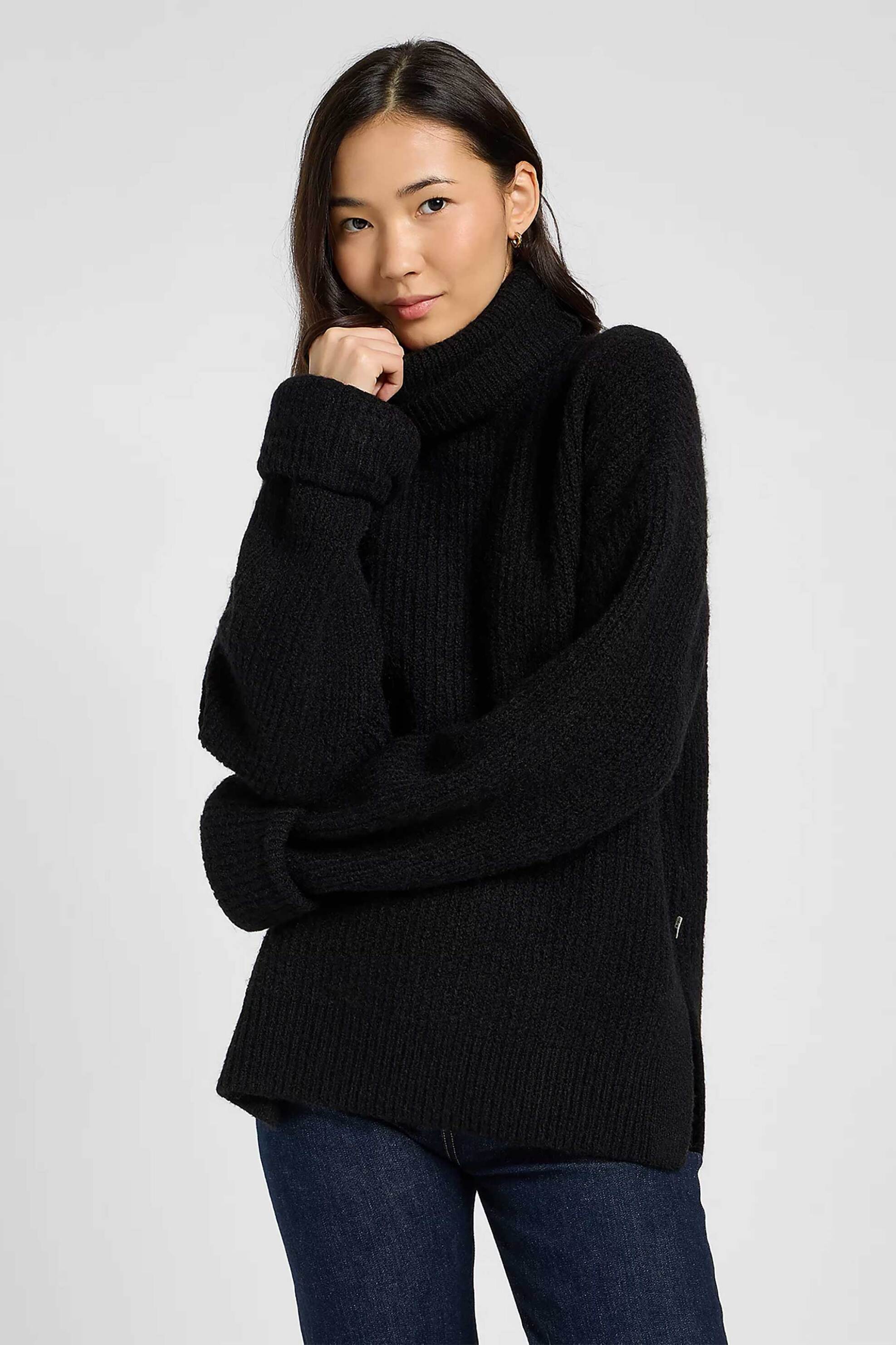 Lee® γυναικεία πλεκτή μπλούζα ζιβάγκο Relaxed Fit