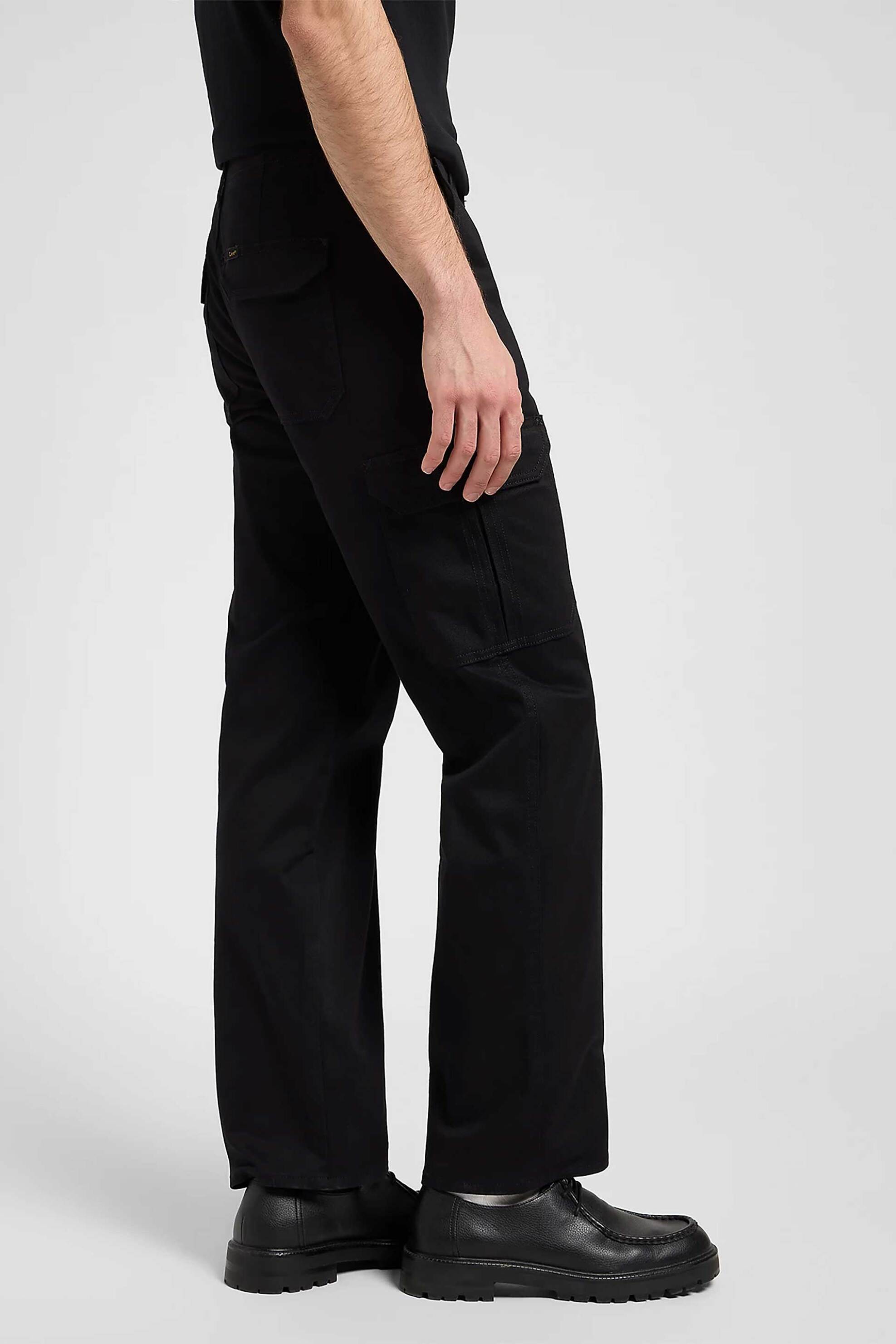 Lee® ανδρικό cargo παντελόνι Relaxed Fit "MVP" - 112370605 Μαύρο φωτογραφία