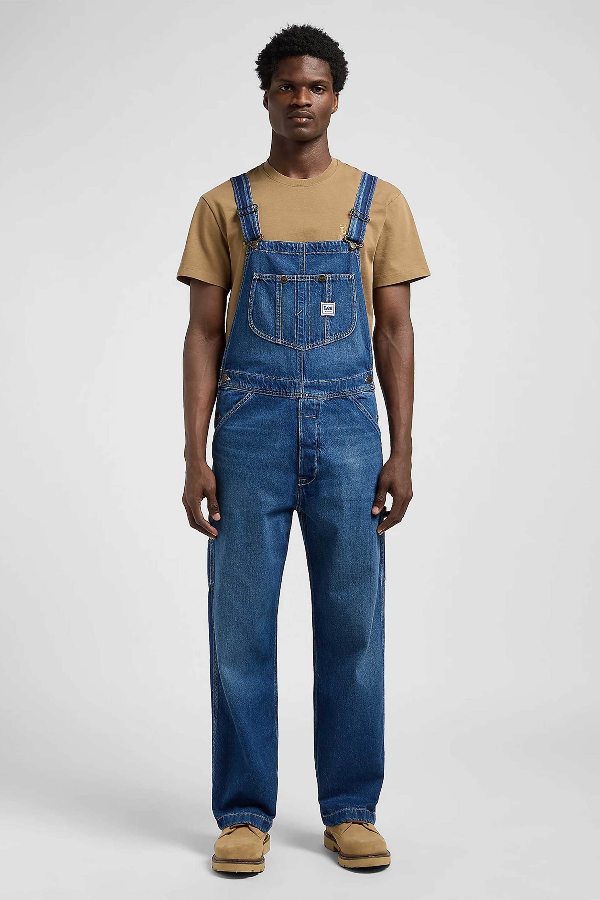 LEE Lee® ανδρική denim σαλοπέτα με τσέπες Relaxed Fit "Workwear" - 112370620 Denim Blue