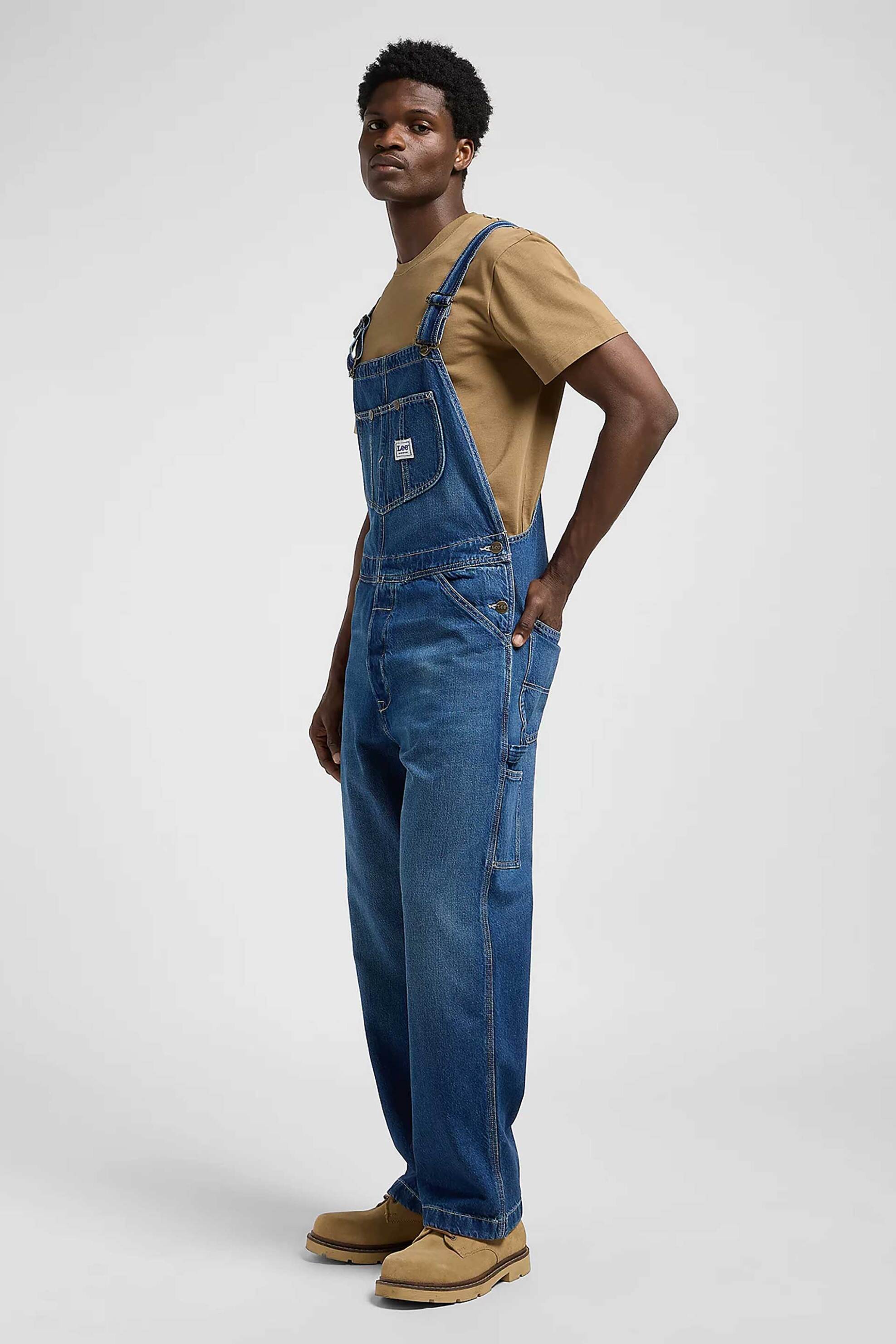 Lee® ανδρική denim σαλοπέτα με τσέπες Relaxed Fit "Workwear" - 112370620 Denim Blue φωτογραφία