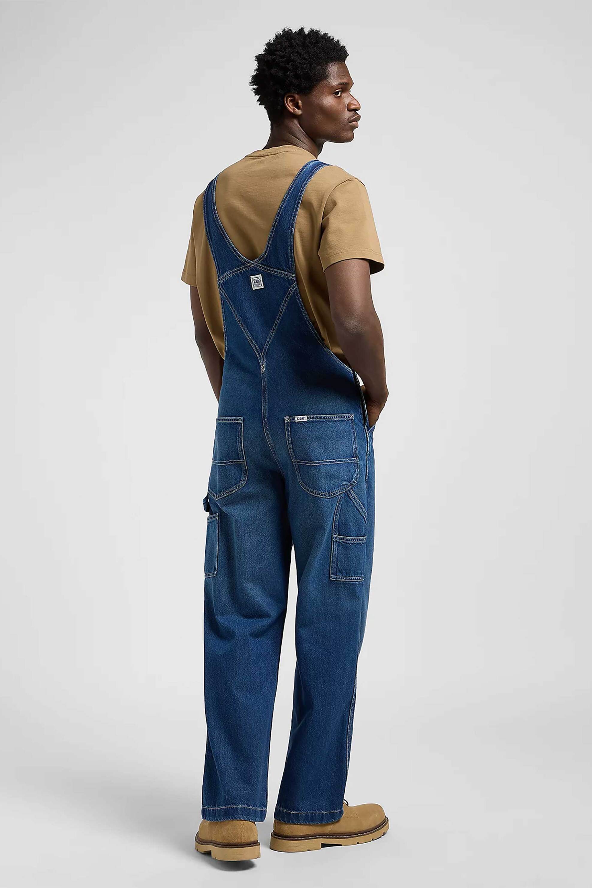 Lee® ανδρική denim σαλοπέτα με τσέπες Relaxed Fit "Workwear" - 112370620 Denim Blue φωτογραφία