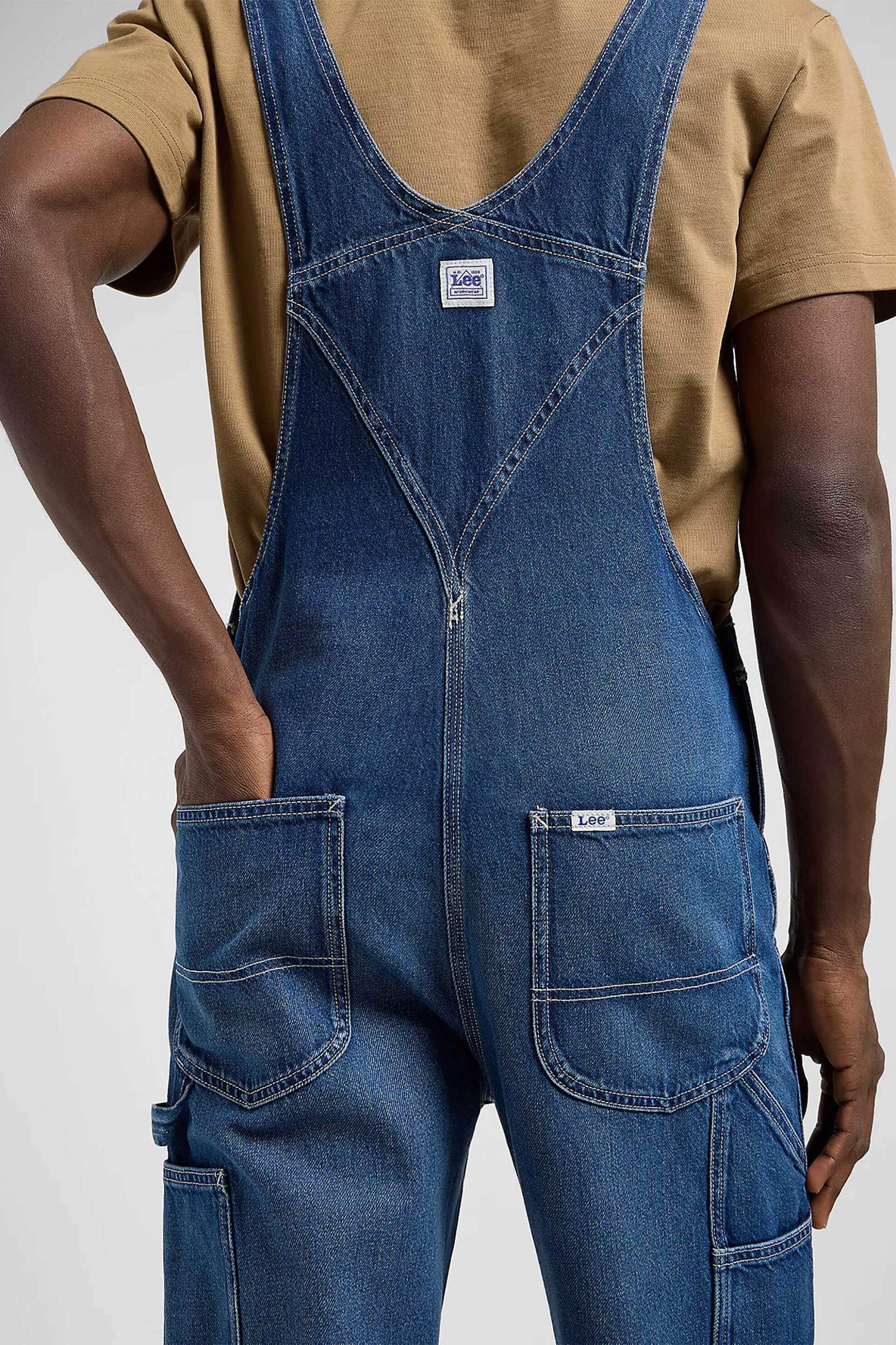 Lee® ανδρική denim σαλοπέτα με τσέπες Relaxed Fit "Workwear" - 112370620 Denim Blue φωτογραφία