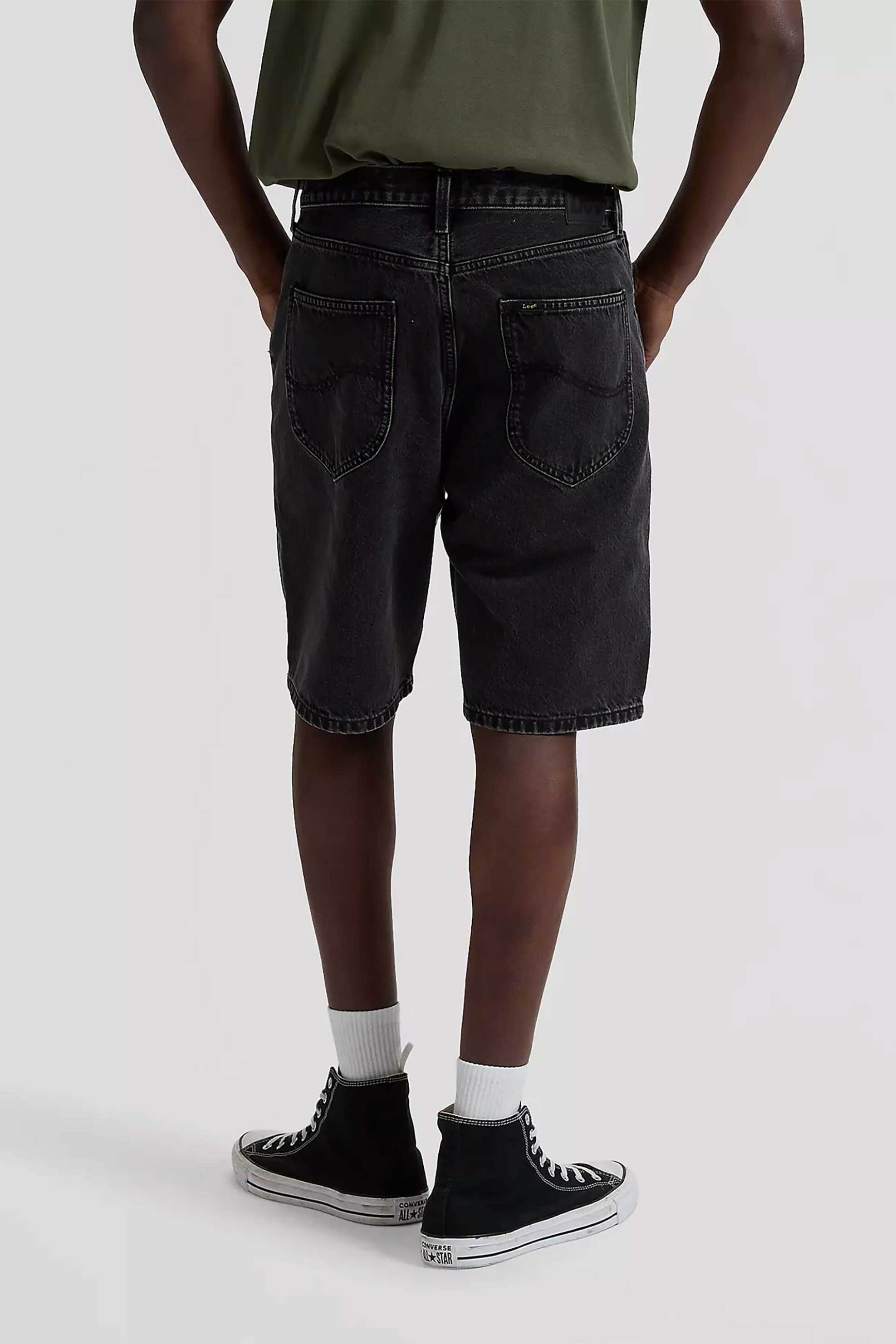 Lee Ανδρική Βερμούδα Denim Πεντάτσεπη Asher - 112376376 Μαύρο