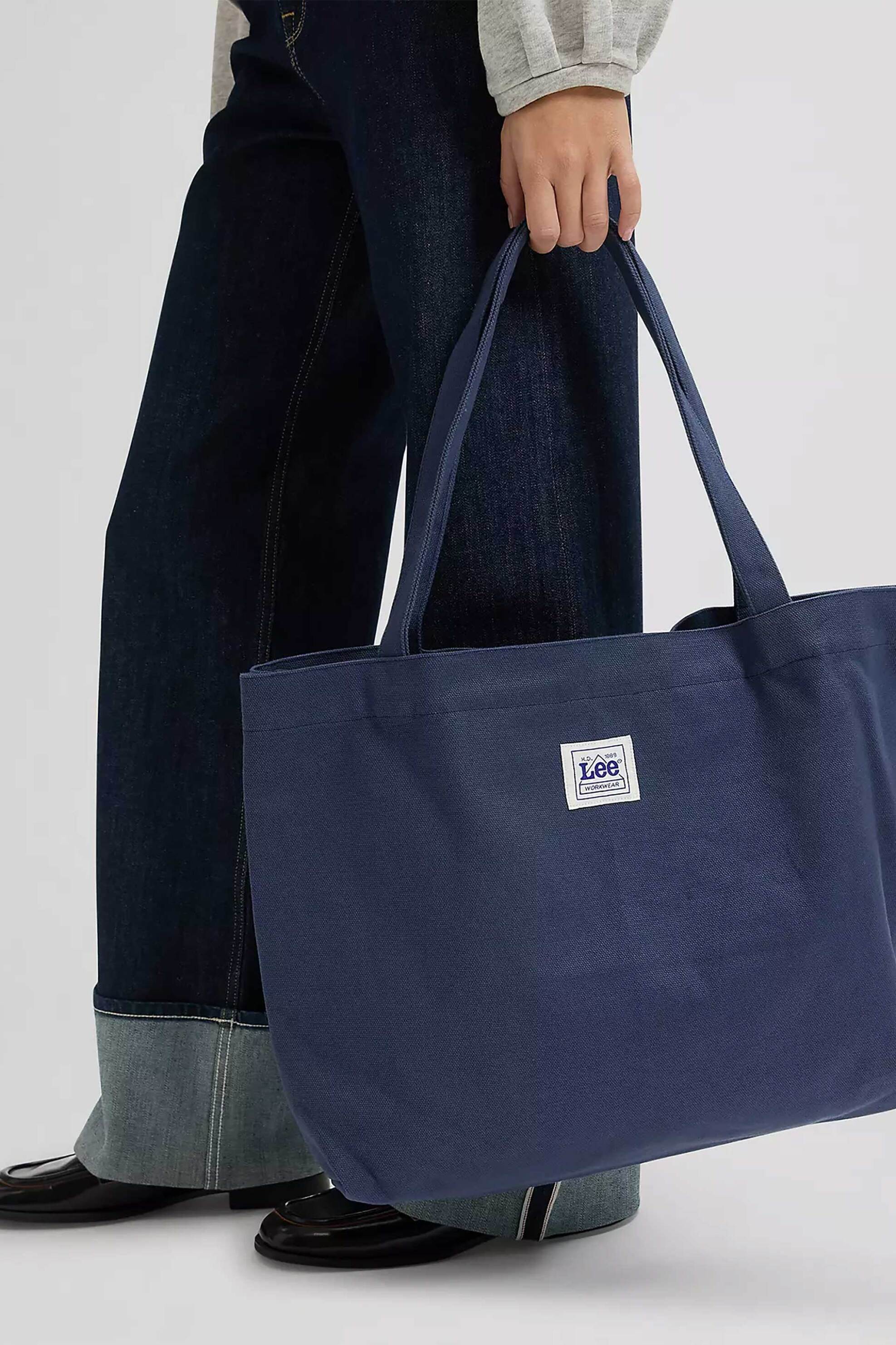 Lee® γυναικεία τσάντα tote με logo patch 