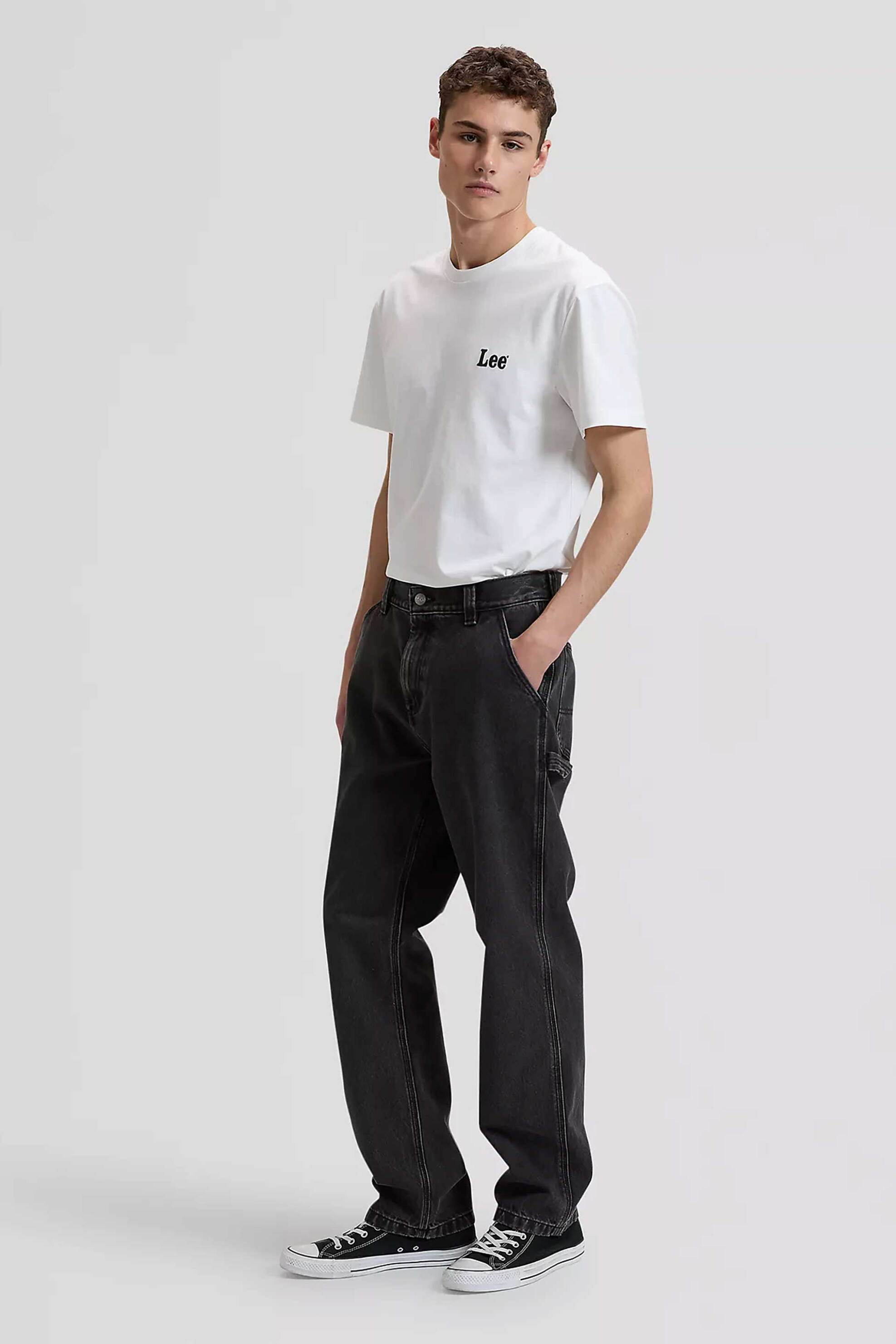 Lee® ανδρικό τζιν παντελόνι Loose Fit "Workwear Carpenter" - 112376366 Μαύρο