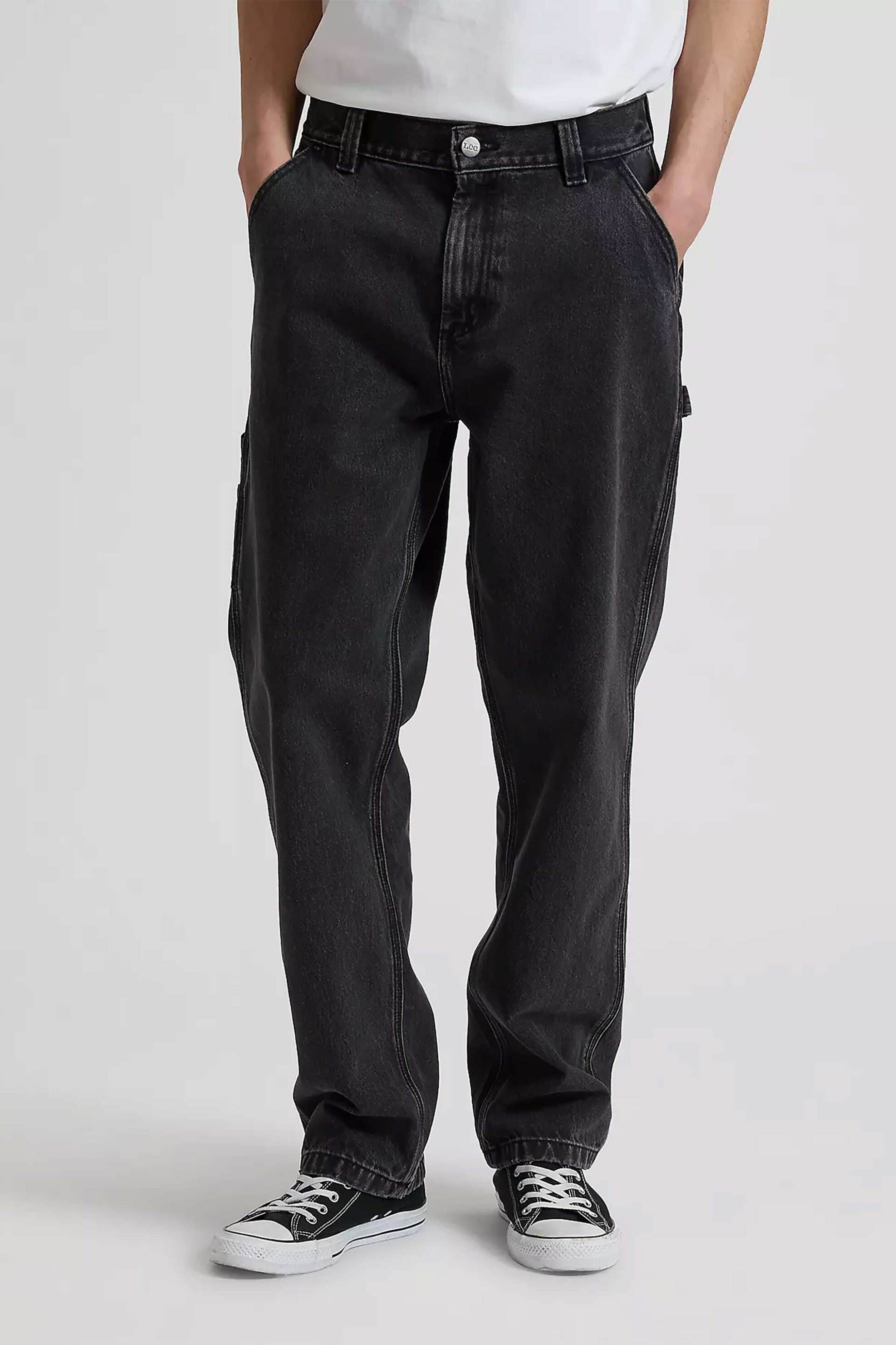 Lee® ανδρικό τζιν παντελόνι Loose Fit "Workwear Carpenter" - 112376366 Μαύρο φωτογραφία