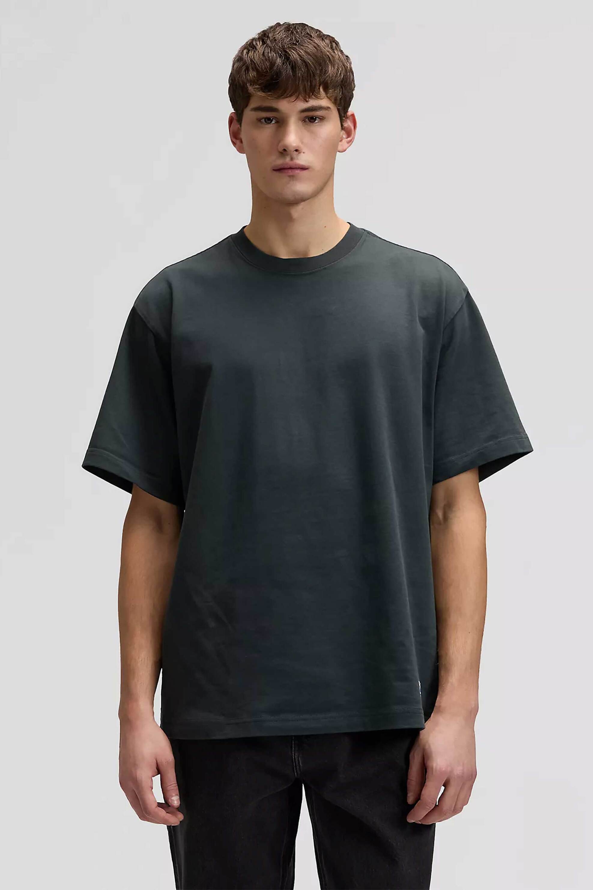 Lee® ανδρικό T-shirt με boxy logo Relaxed Fit "Workwear" - 112378724 Ανθρακί