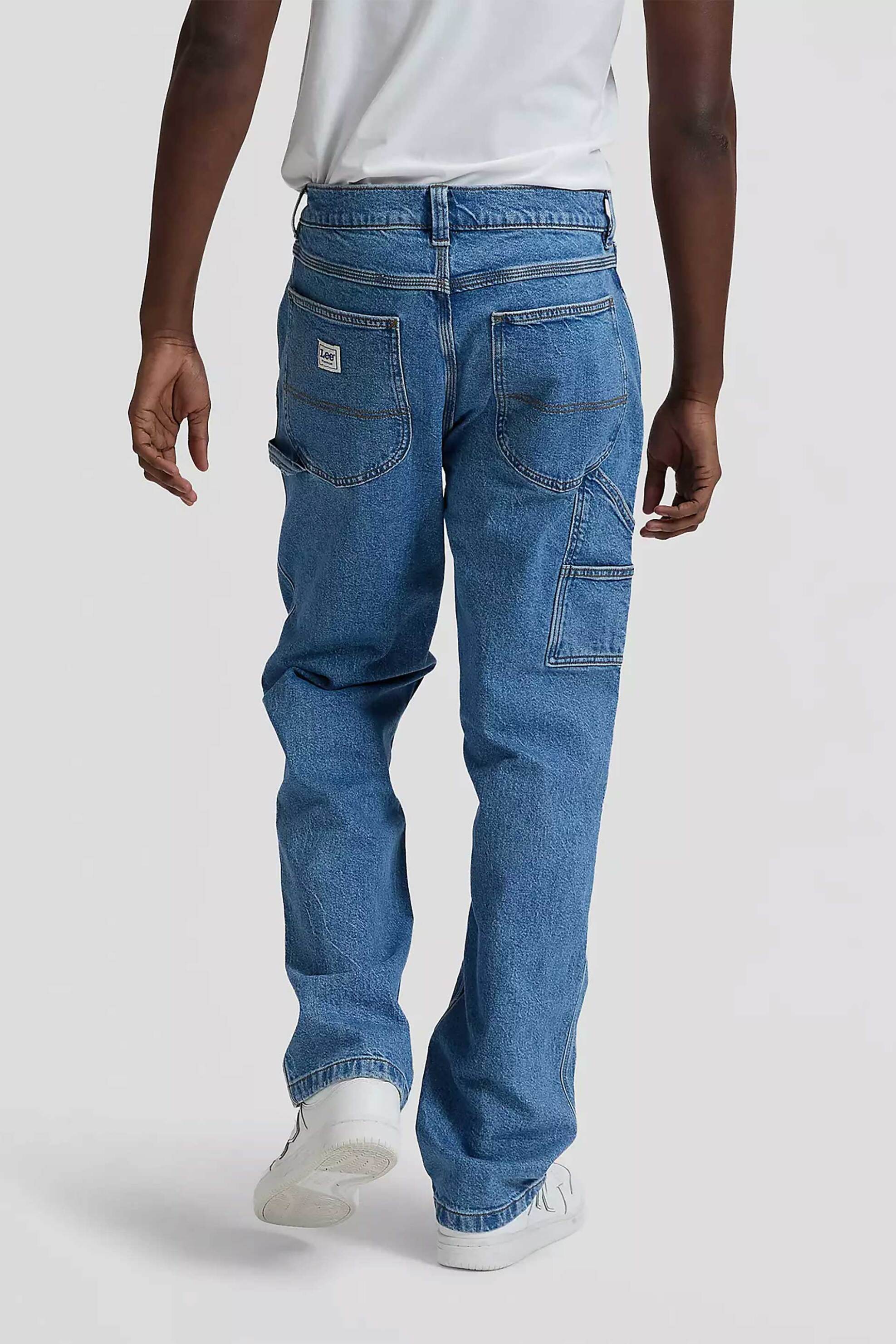 Lee Ανδρικό Τζιν Παντελόνι Loose Fit Workwear Carpenter - 112377678 Denim Blue