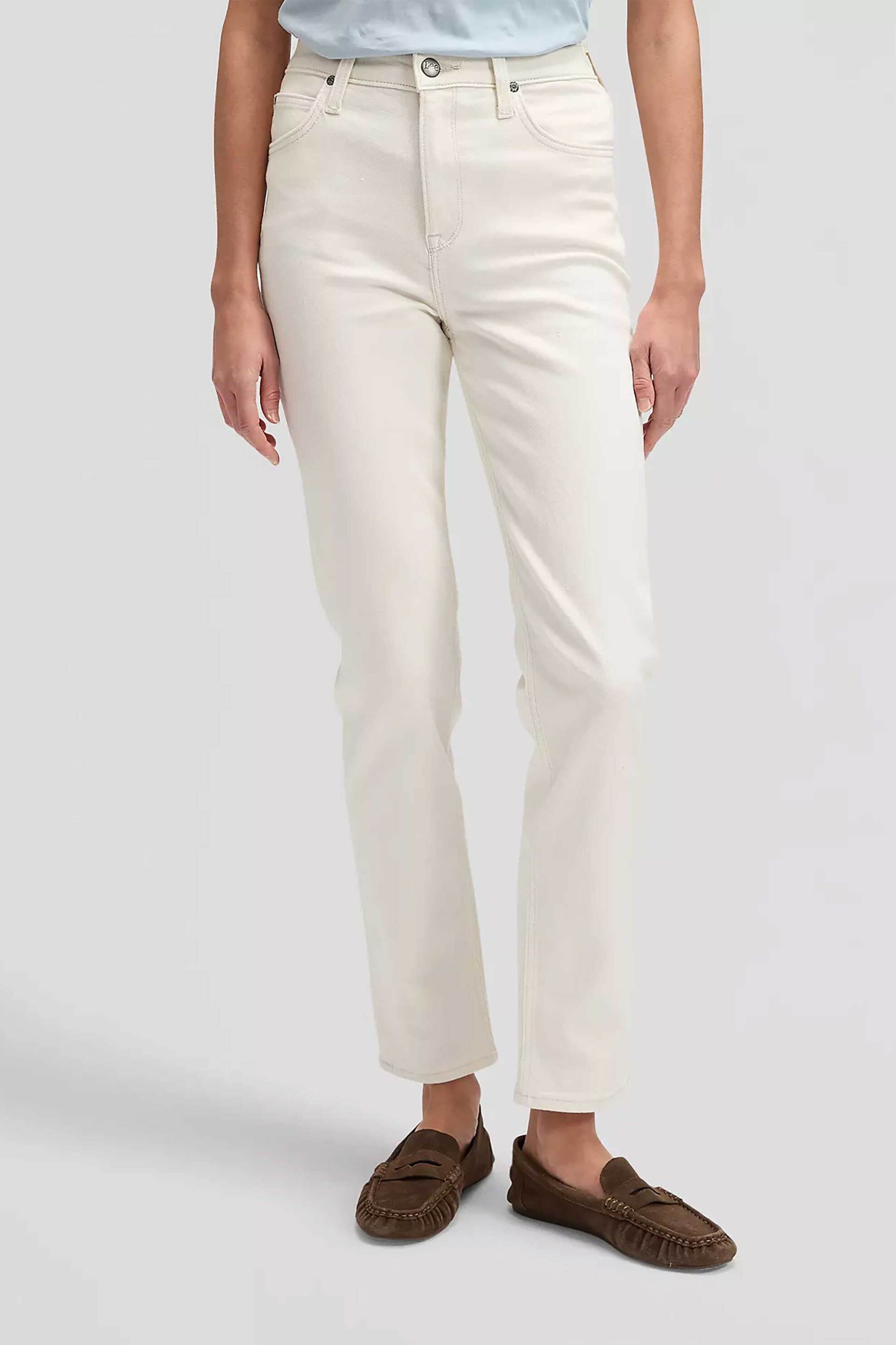 Lee® γυναικείο τζιν παντελόνι πεντάτσεπο Regular Straight Fit 