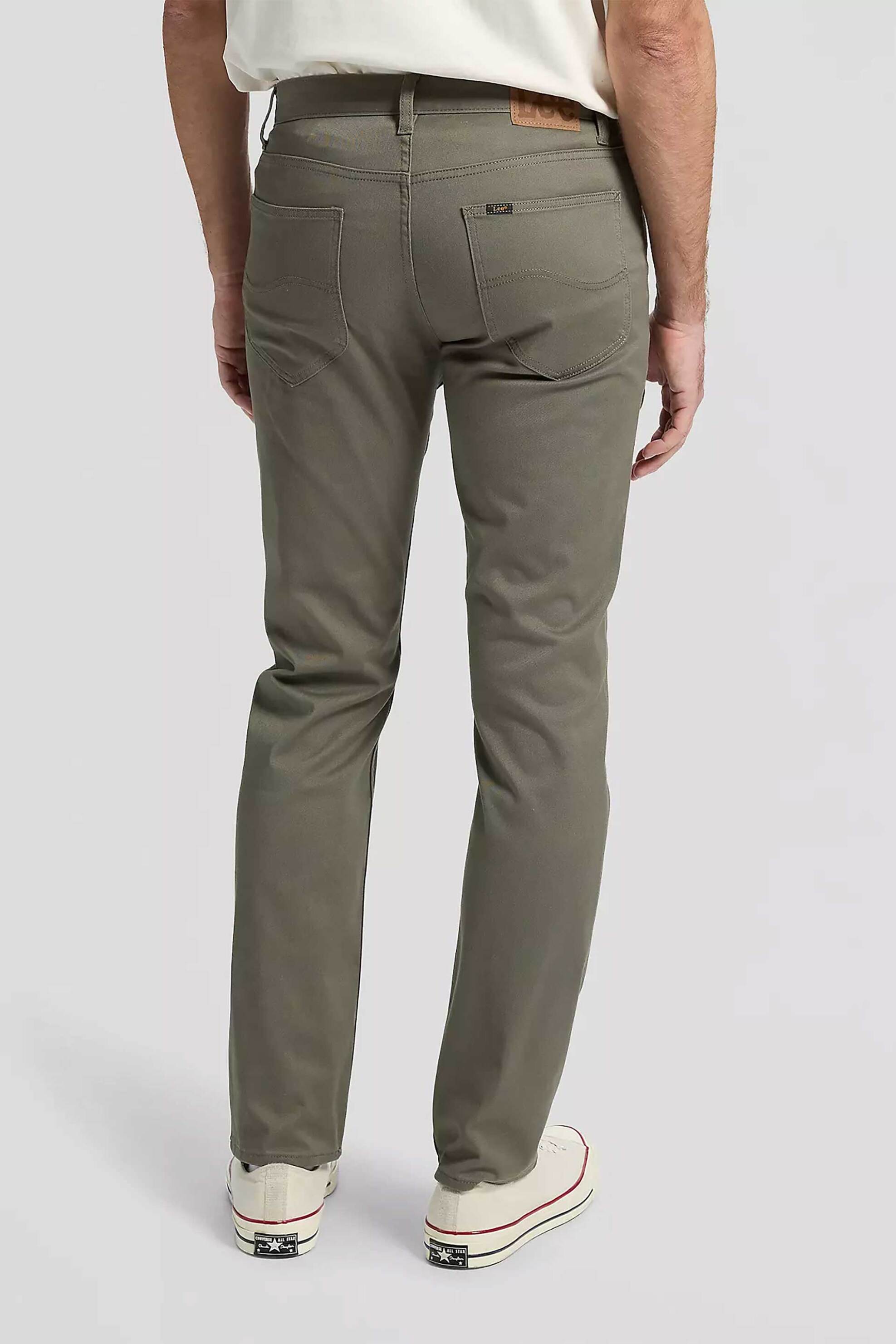 Lee Ανδρικό Τζιν Παντελόνι Regular Fit Daren - 112376405 Λαδί
