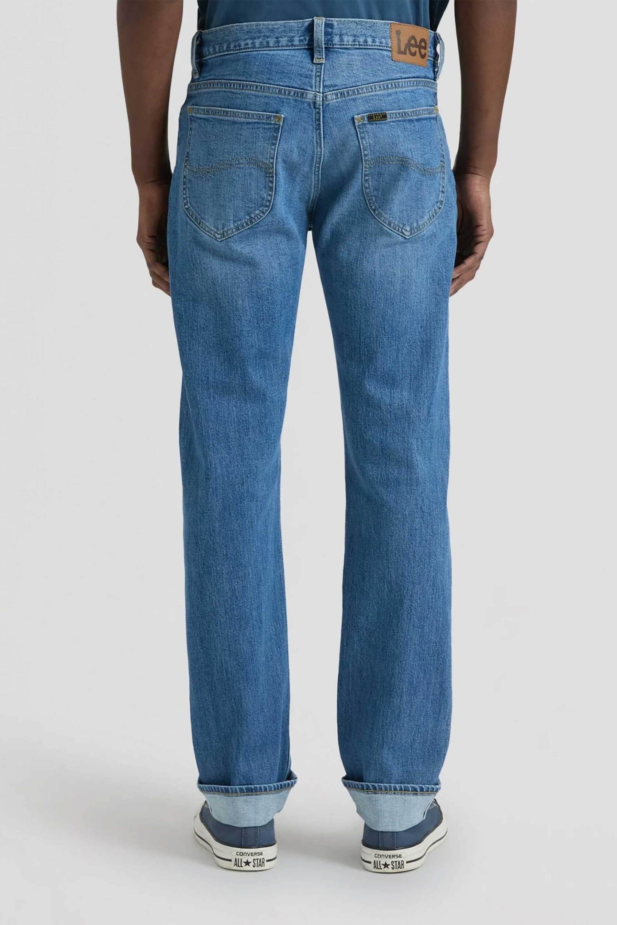 Lee Ανδρικό Τζιν Παντελόνι Relaxed Fit West In&Apos - 112376379 Denim Blue