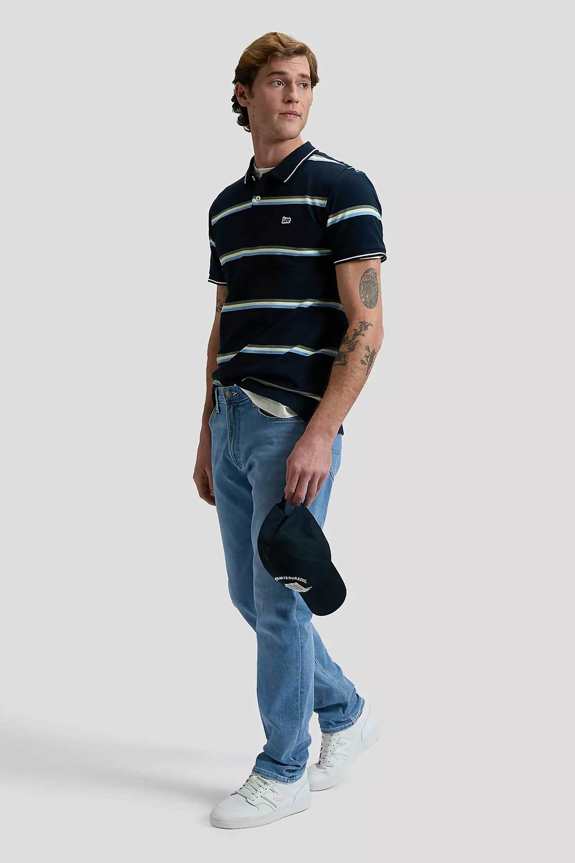 Lee® ανδρικό τζιν παντελόνι Regular Fit "Daren" - 112377885 Denim Blue