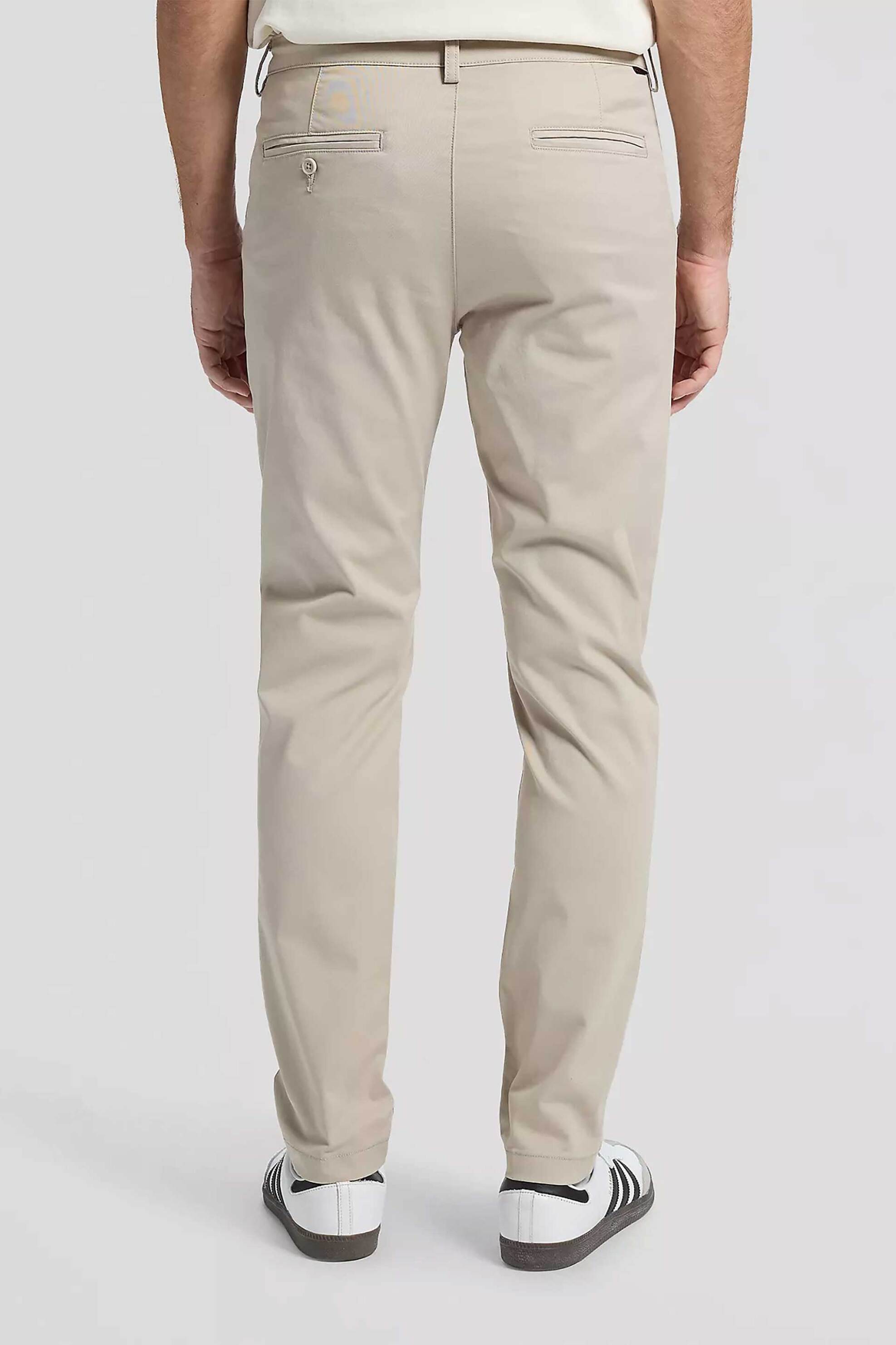 Lee Ανδρικό Παντελόνι Chino Slim Fit - 112376347 Εκρού