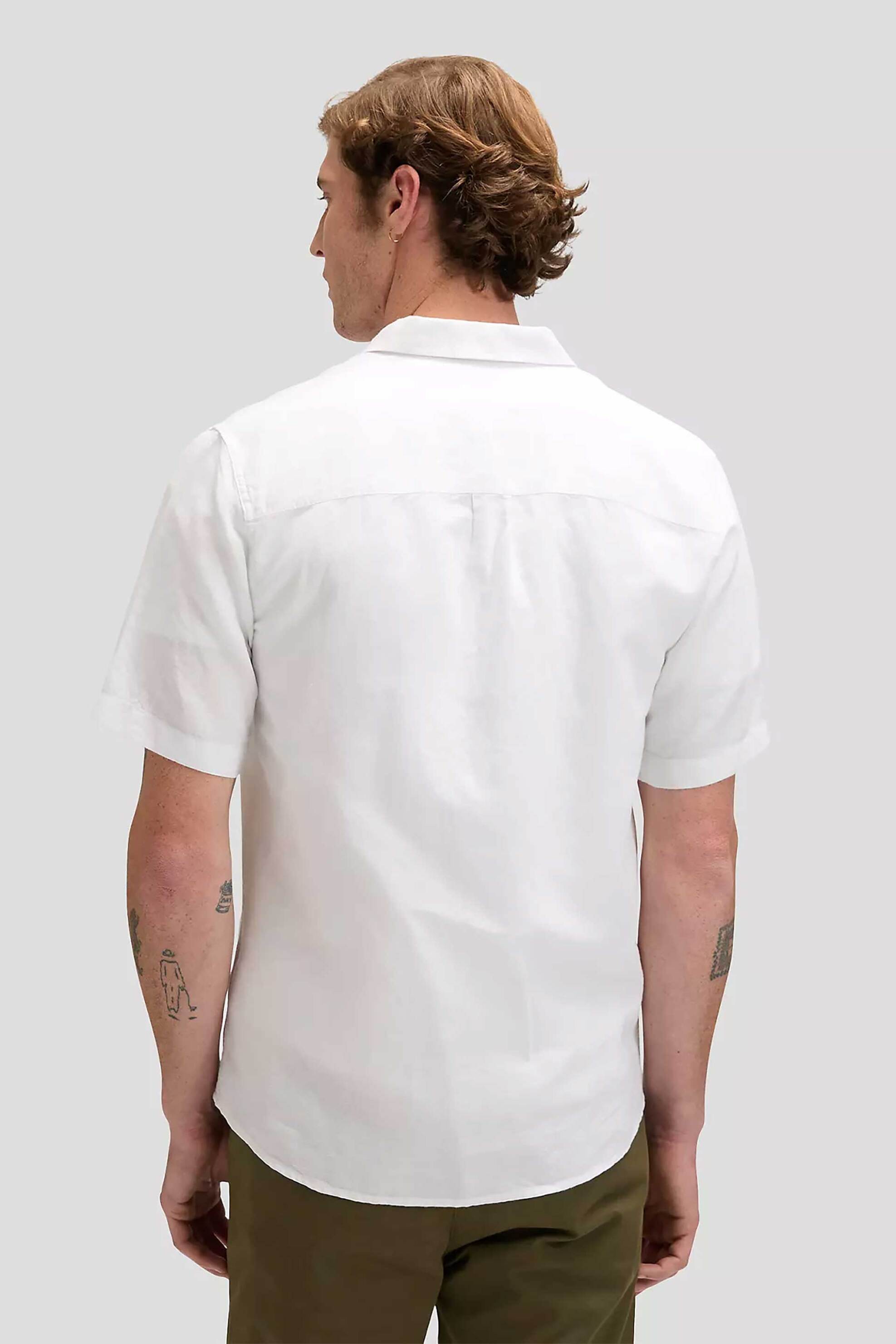 Lee Ανδρικό Πουκάμισο Μονόχρωμο Regular Fit - 112376562 Λευκό