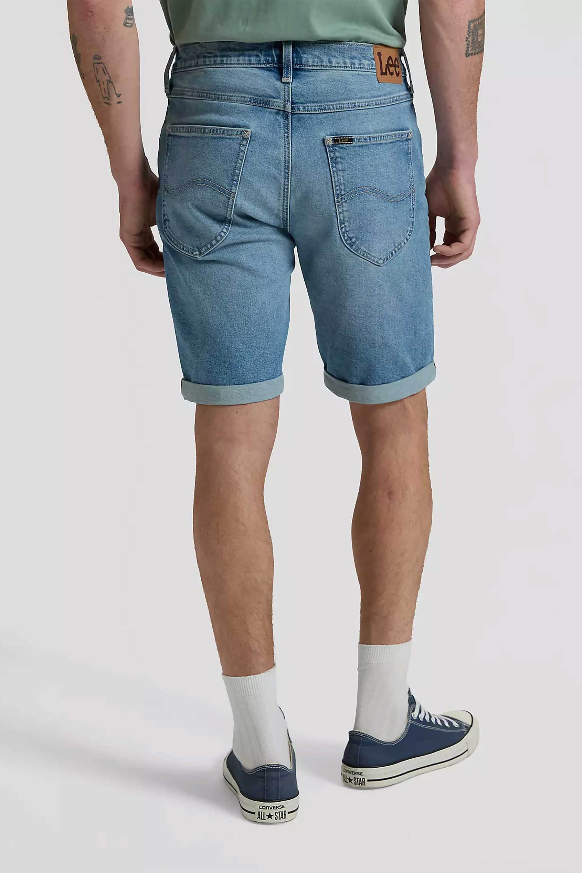 Lee Ανδρική Βερμούδα Denim Πεντάτσεπη - 112376920 Blue