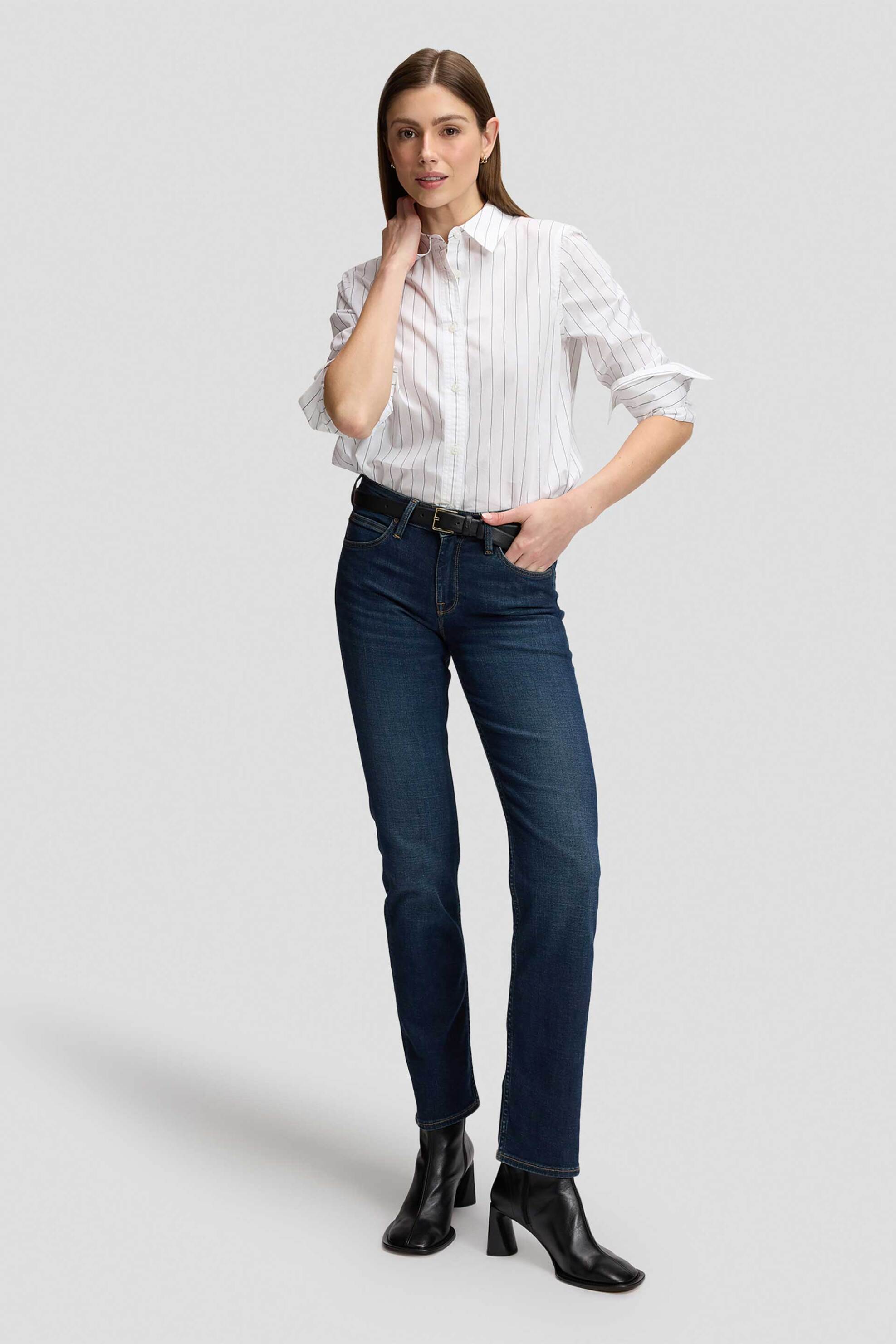 Lee® γυναικείο τζιν παντελόνι πεντάτσεπο Slim Straight Fit 