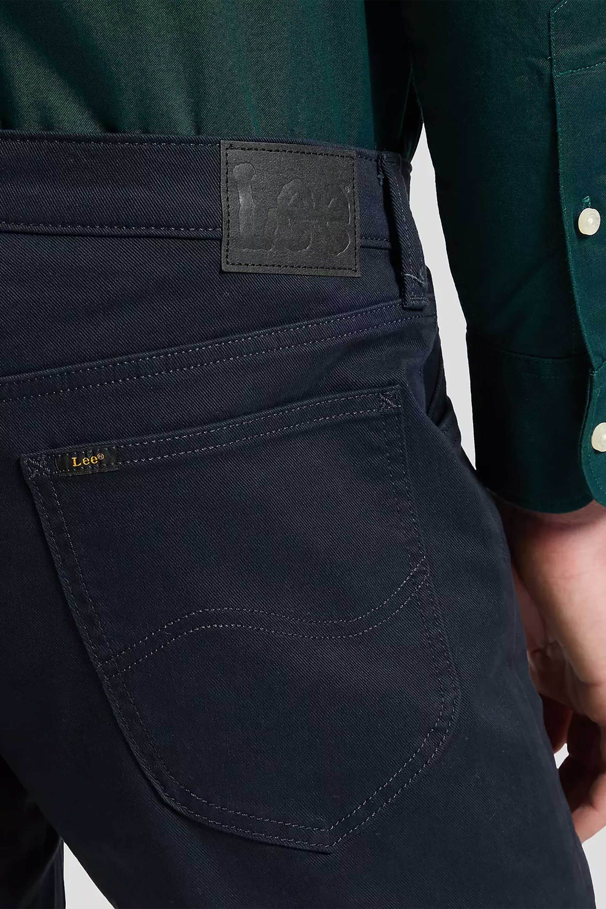Lee Ανδρικό Παντελόνι Πεντάτσεπο Regular Fit Daren - 112386634 Μπλε Σκούρο