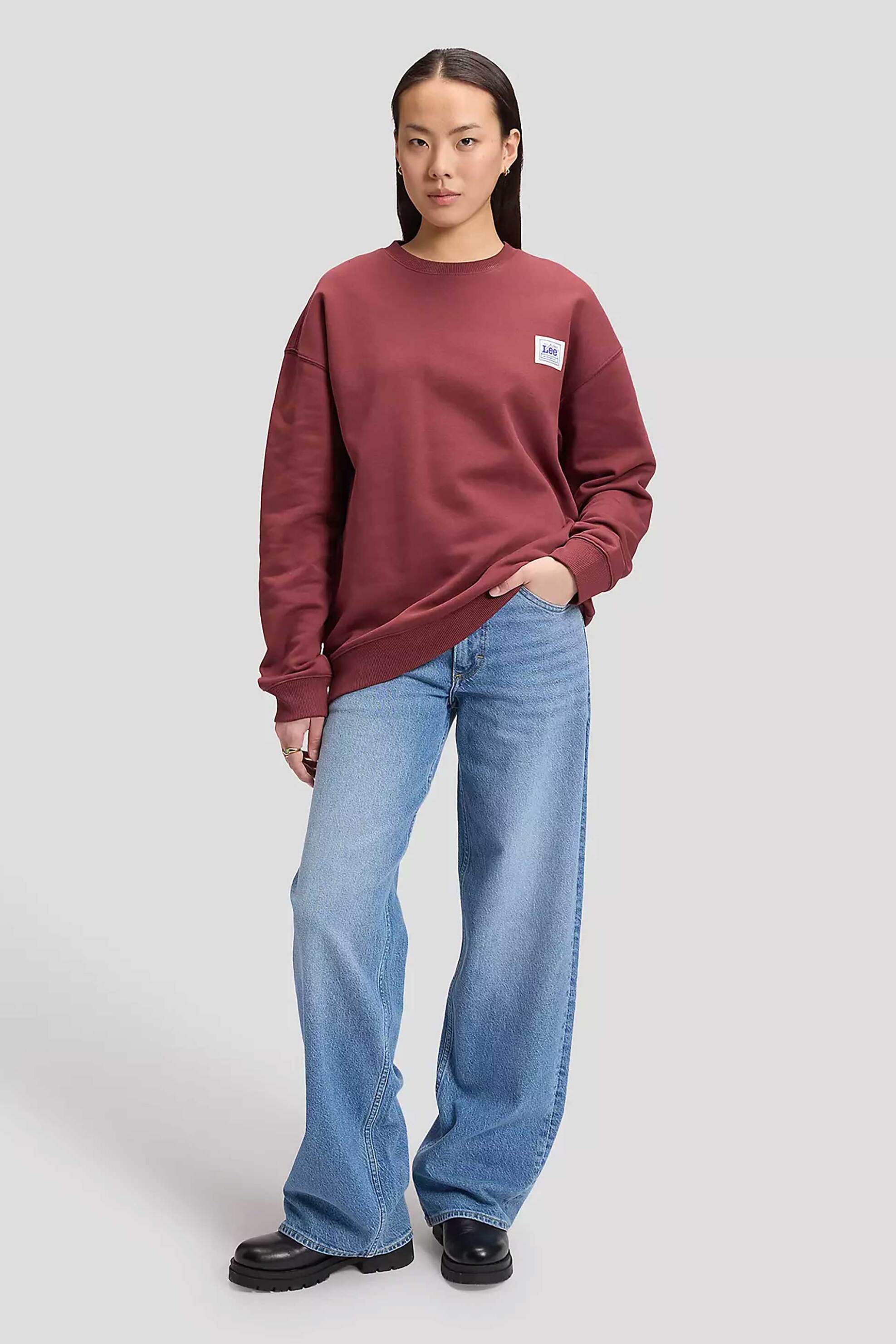 Lee® γυναικείο τζιν παντελόνι πεντάτσεπο Loose Straight Fit 