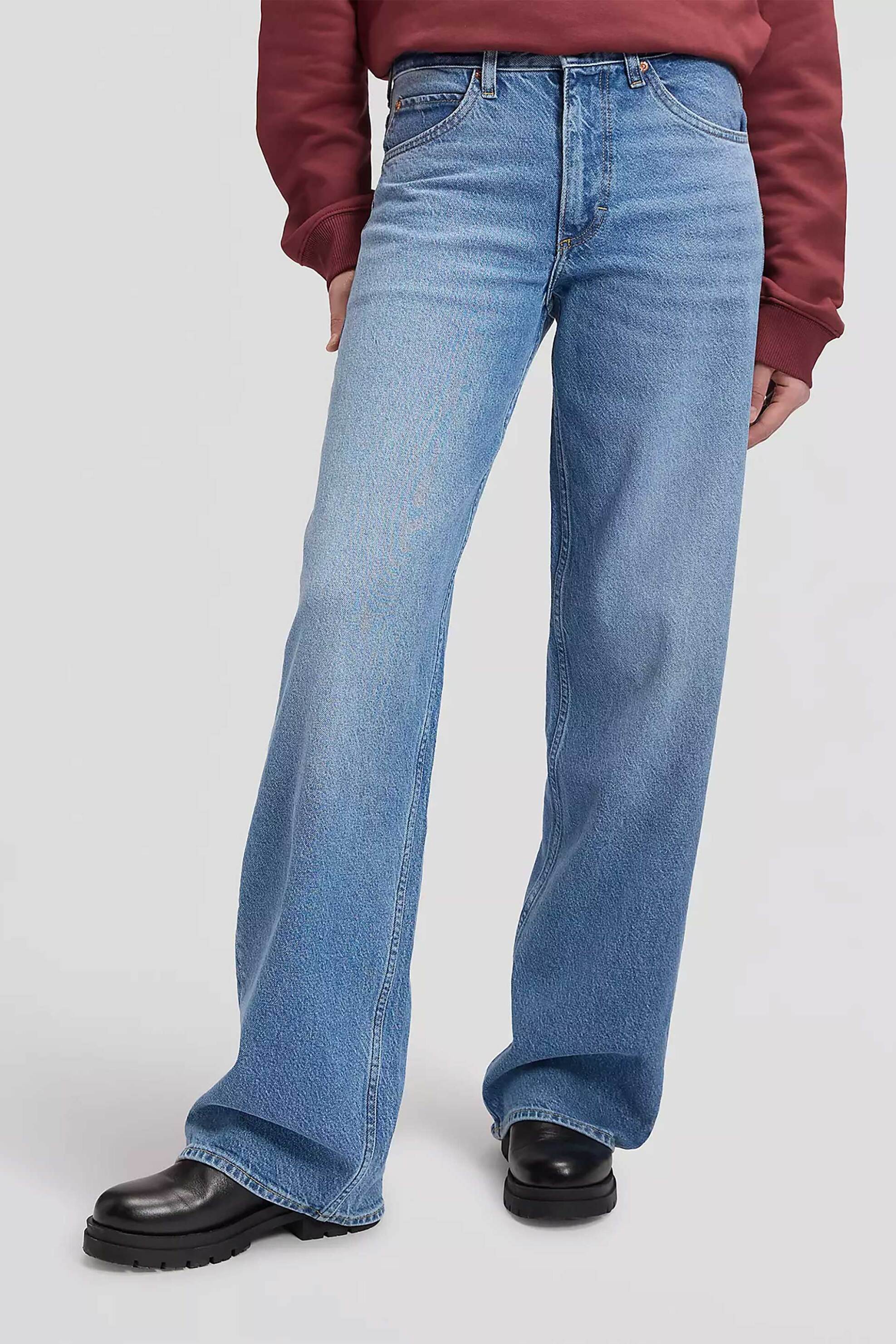 Lee® γυναικείο τζιν παντελόνι πεντάτσεπο Loose Straight Fit 