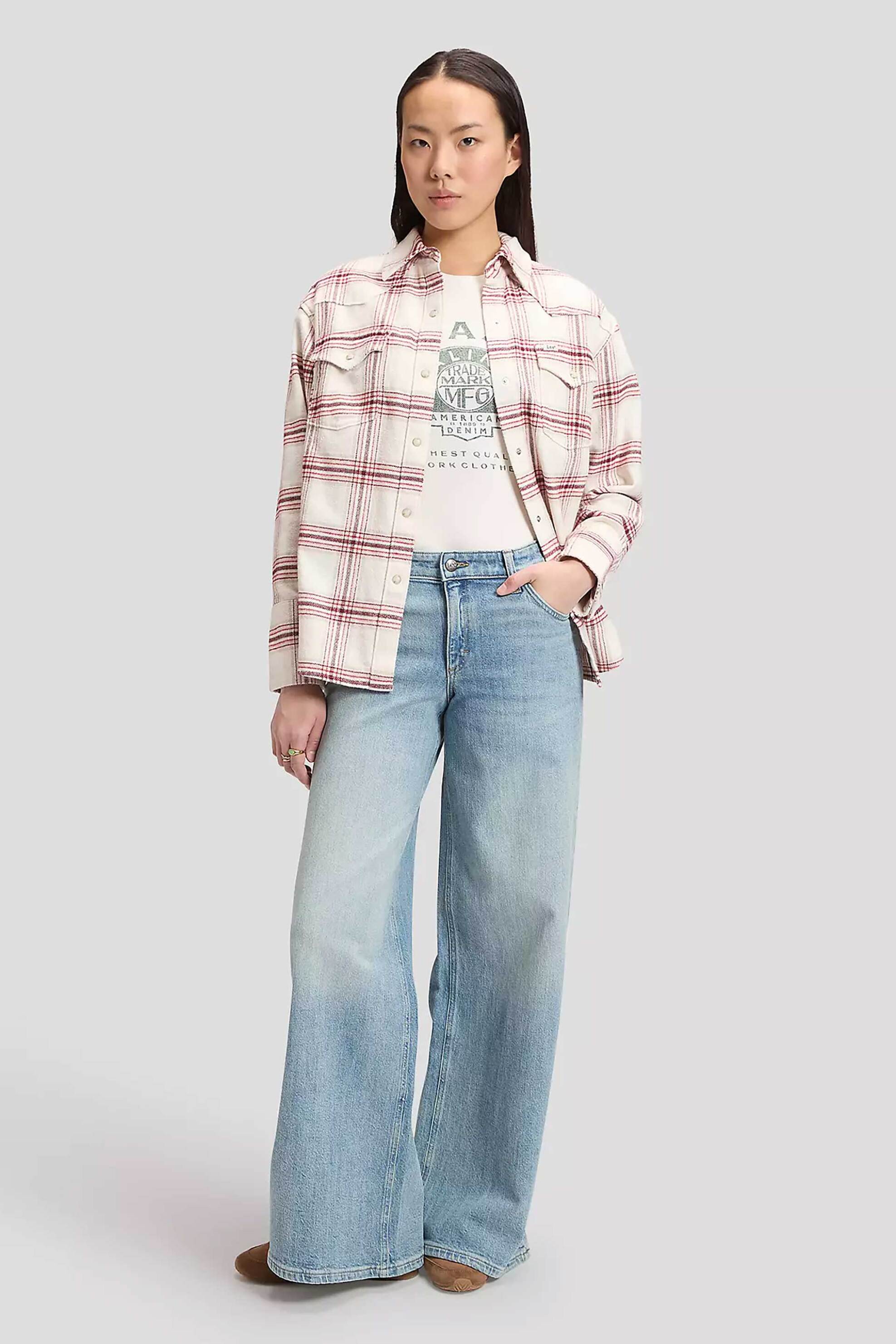Lee® γυναικείο τζιν παντελόνι πεντάτσεπο Baggy Fit 