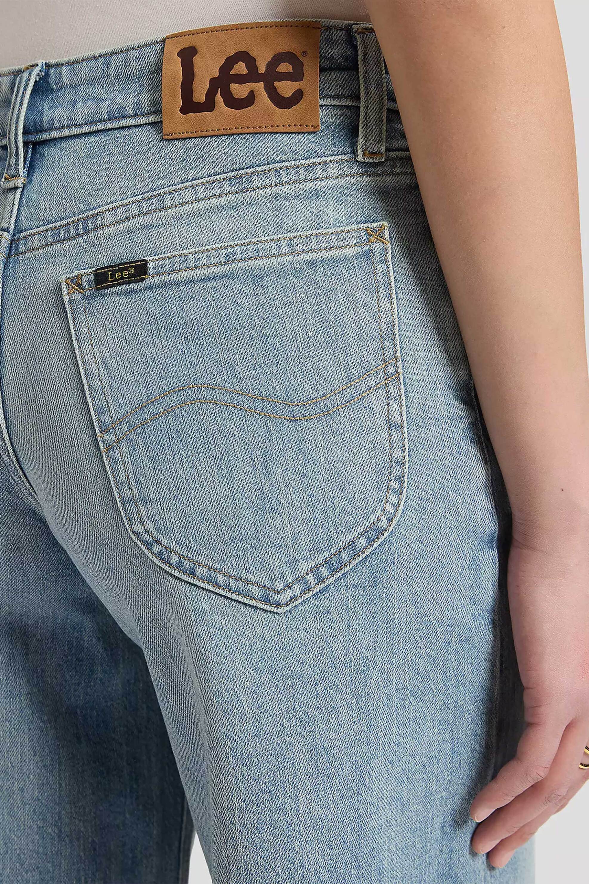 Lee Γυναικείο Τζιν Παντελόνι Πεντάτσεπο Baggy Fit Hope - 112385871 Denim Blue Ανοιχτό