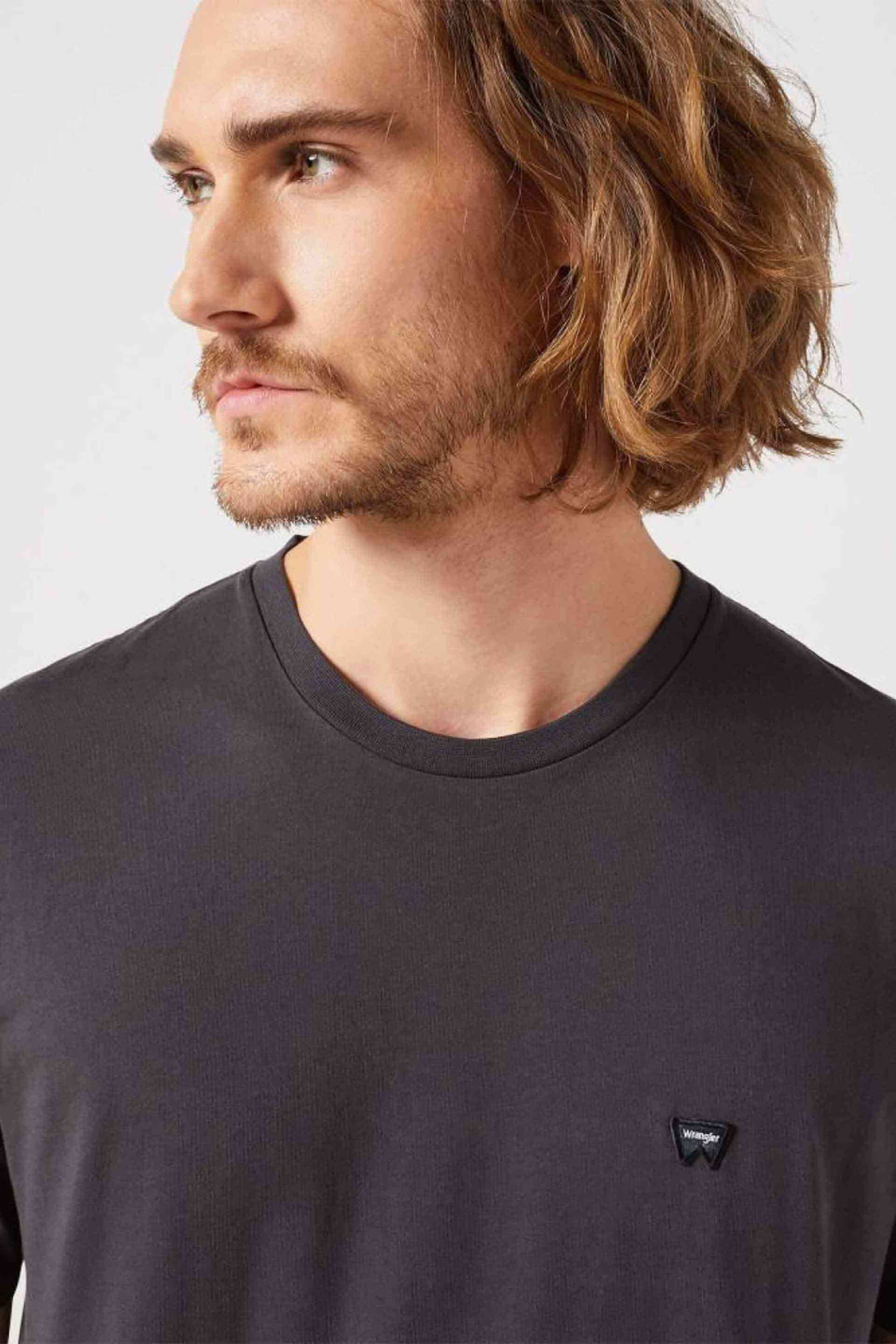 Wrangler® ανδρικό T-shirt "Sign Off" - 112351320 Μαύρο φωτογραφία