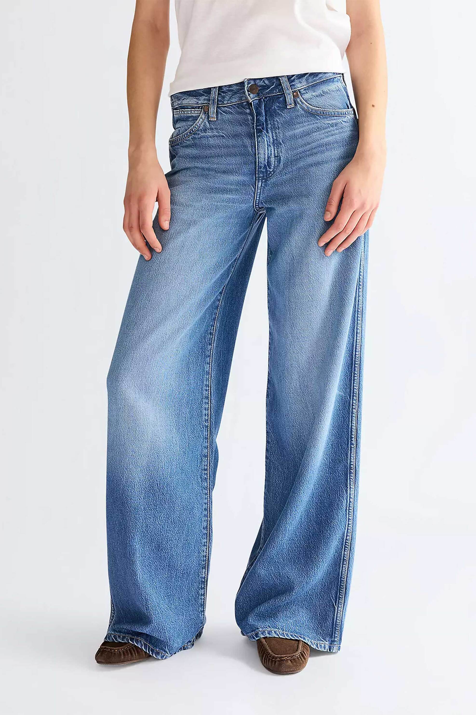 Wrangler® γυναικείο τζιν παντελόνι πεντάτσεπο Wide Leg 