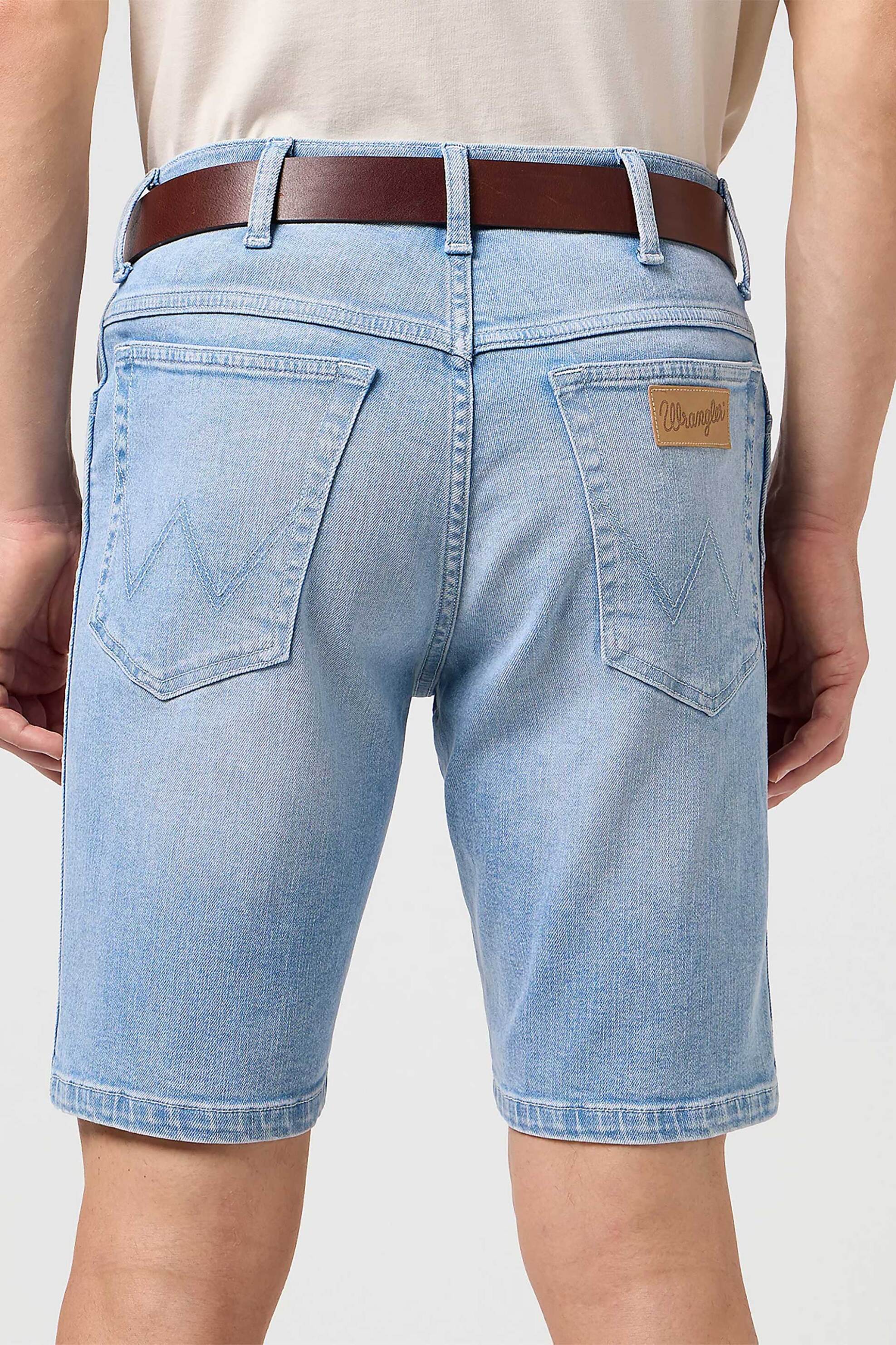 Wrangler Ανδρική Δερμάτινη Ζώνη με Logo - 112352692 Καφέ