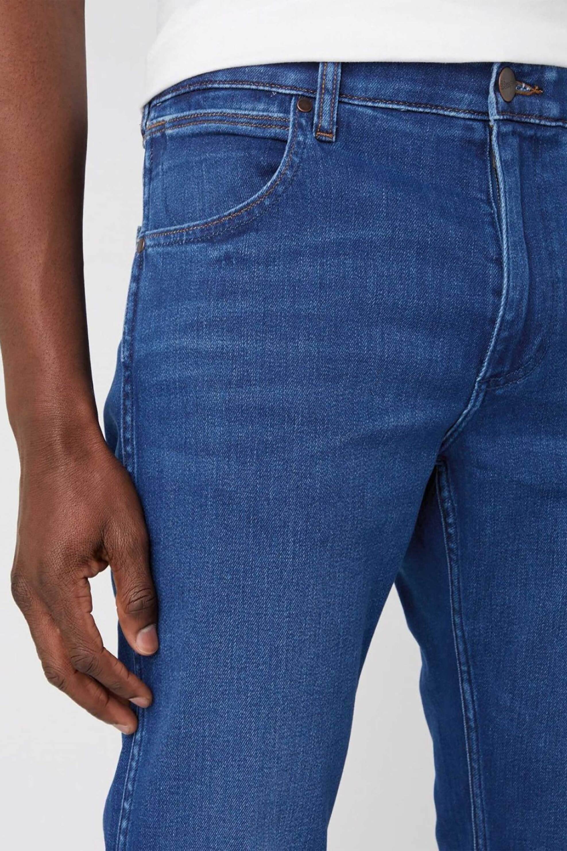 Wrangler® ανδρικό τζιν παντελόνι πεντάτσεπο "Greensboro Olympia" Regular Fit - 112341419 Denim Blue φωτογραφία