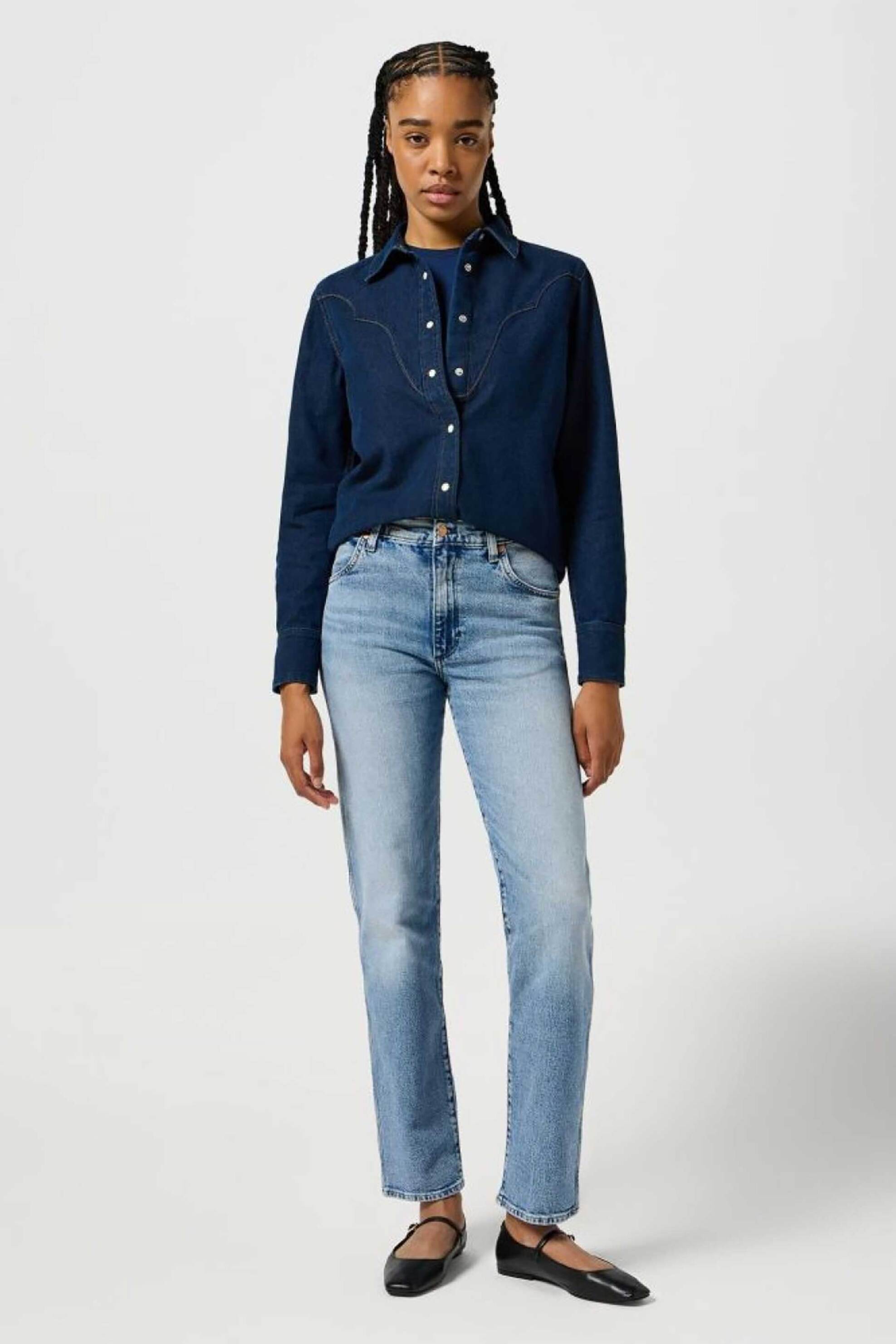 Wrangler Wrangler® γυναικείο τζιν παντελόνι πεντάτσεπο Slim Fit 