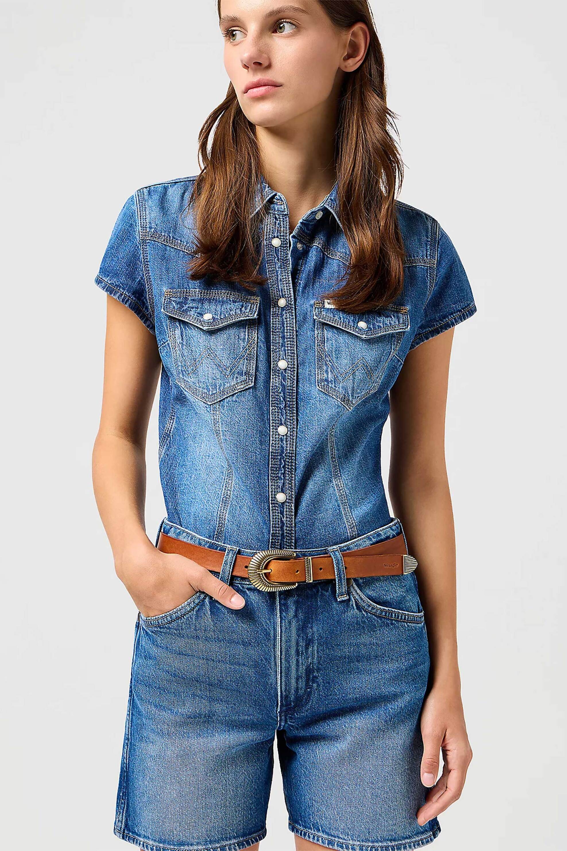 Wrangler Wrangler® γυναικεία δερμάτινη ζώνη 
