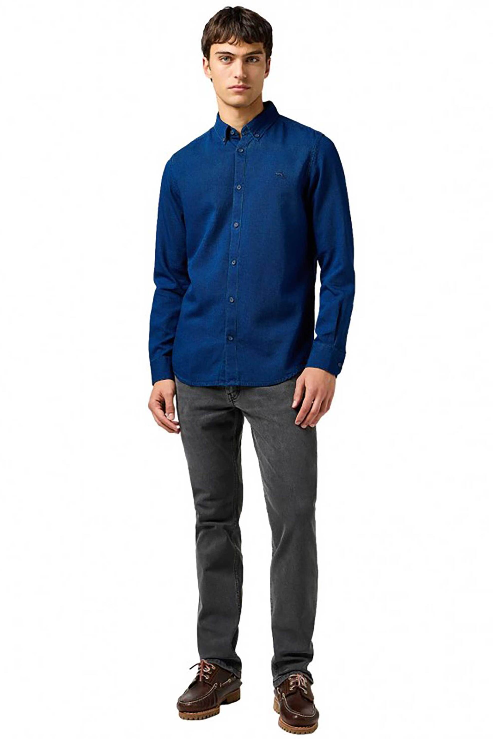 WRANGLER Wrangler® ανδρικό τζιν παντελόνι "Greensboro Whispered Wash" - 112362438 Μαύρο